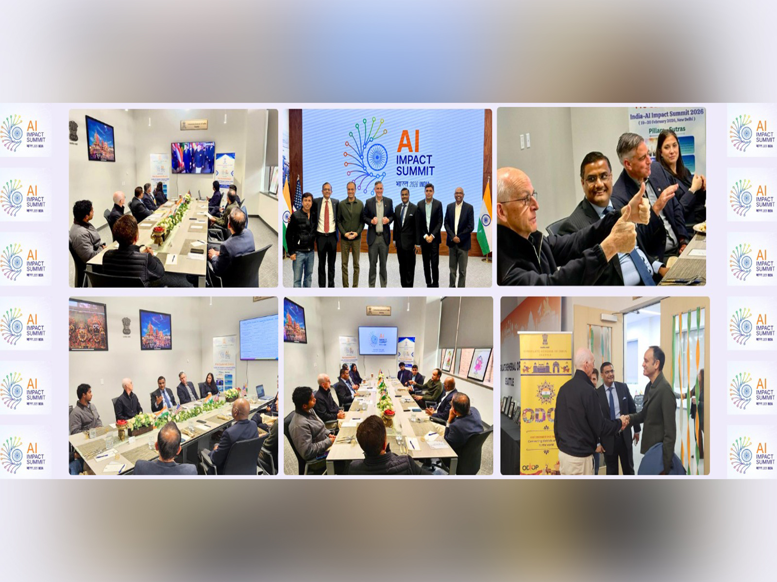 AI INDIA Impact Summit 2026: Pre Event Briefing Session for US Congressmen and Tech CEOs (Photo: X@IndiainSeattle) AI INDIA Impact Summit 2026: Pre Event Briefing Session for US Congressmen and Tech CEOs (Photo: X@IndiainSeattle)