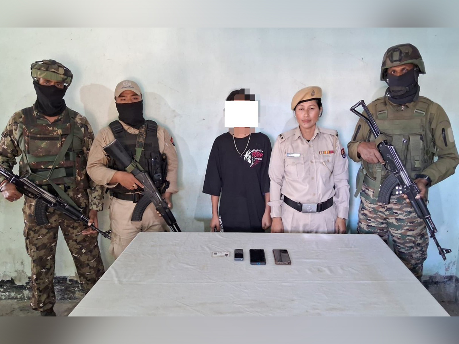 Manipur Police arrest PREEPAK cadre (Photo: @manipur_police/X) Manipur Police arrest PREEPAK cadre (Photo: @manipur_police/X)