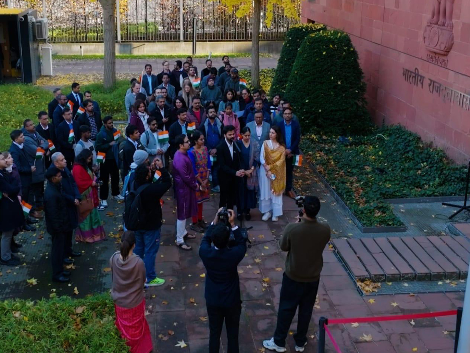 150 years celebration of Vande Mataram in Germany (Photp/X@eoiberlin) 150 years celebration of Vande Mataram in Germany (Photp/X@eoiberlin)