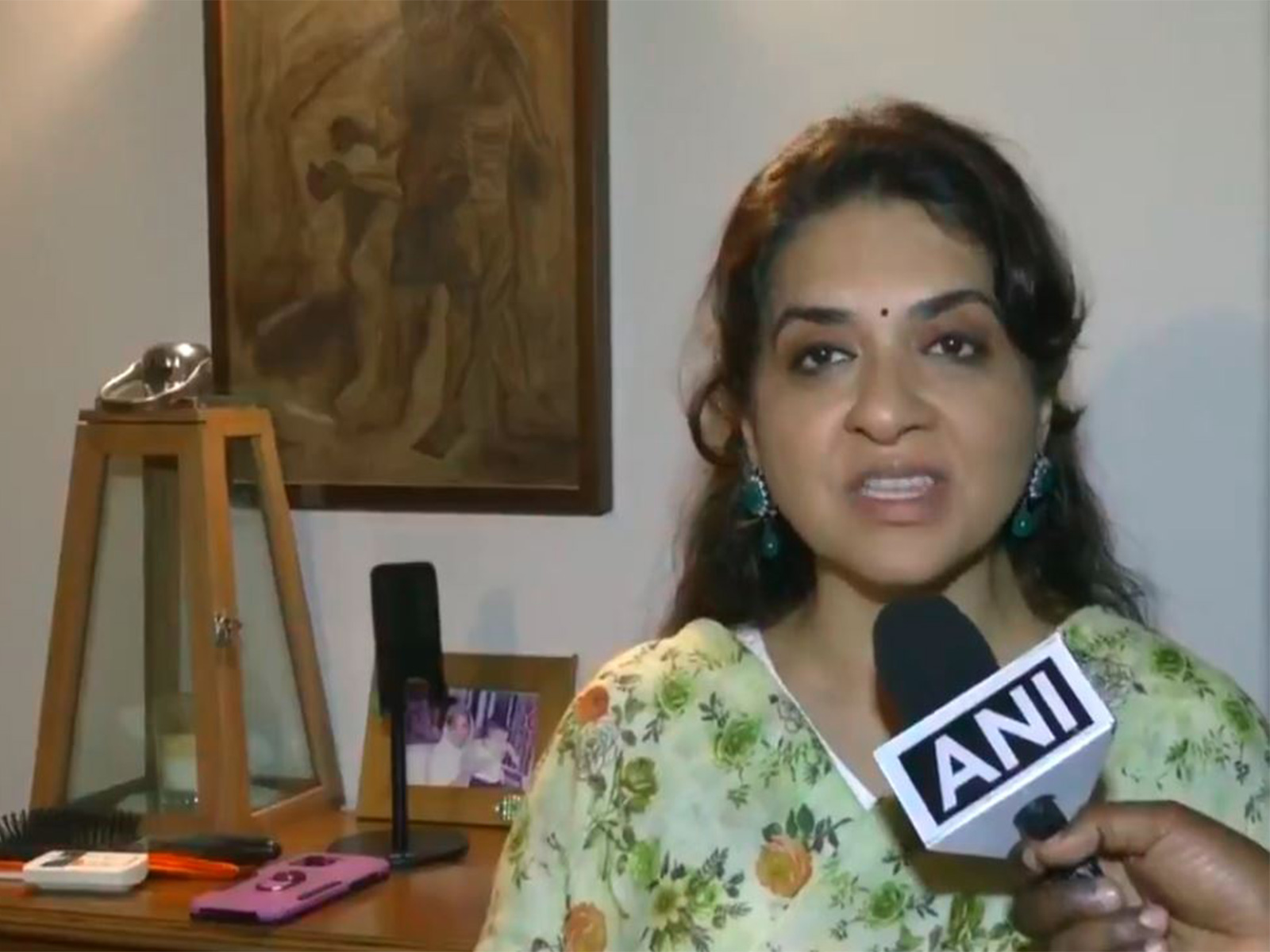 Shiv Sena leader Shaina NC (Photo/ANI)
