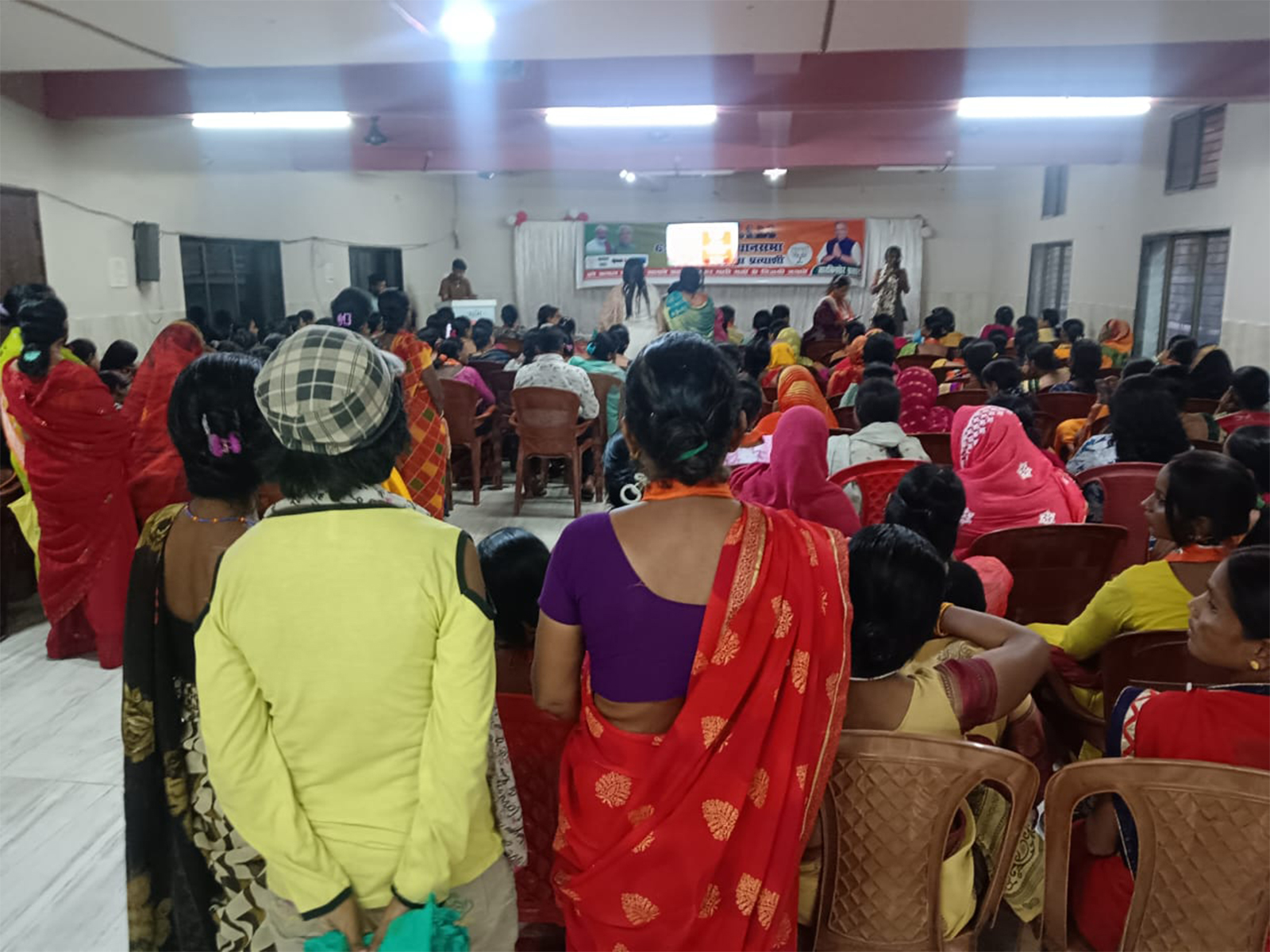 PM Modi's reach out to Karyakartas and booth workers across India. (Photo/ANI) PM Modi's reach out to Karyakartas and booth workers across India. (Photo/ANI)