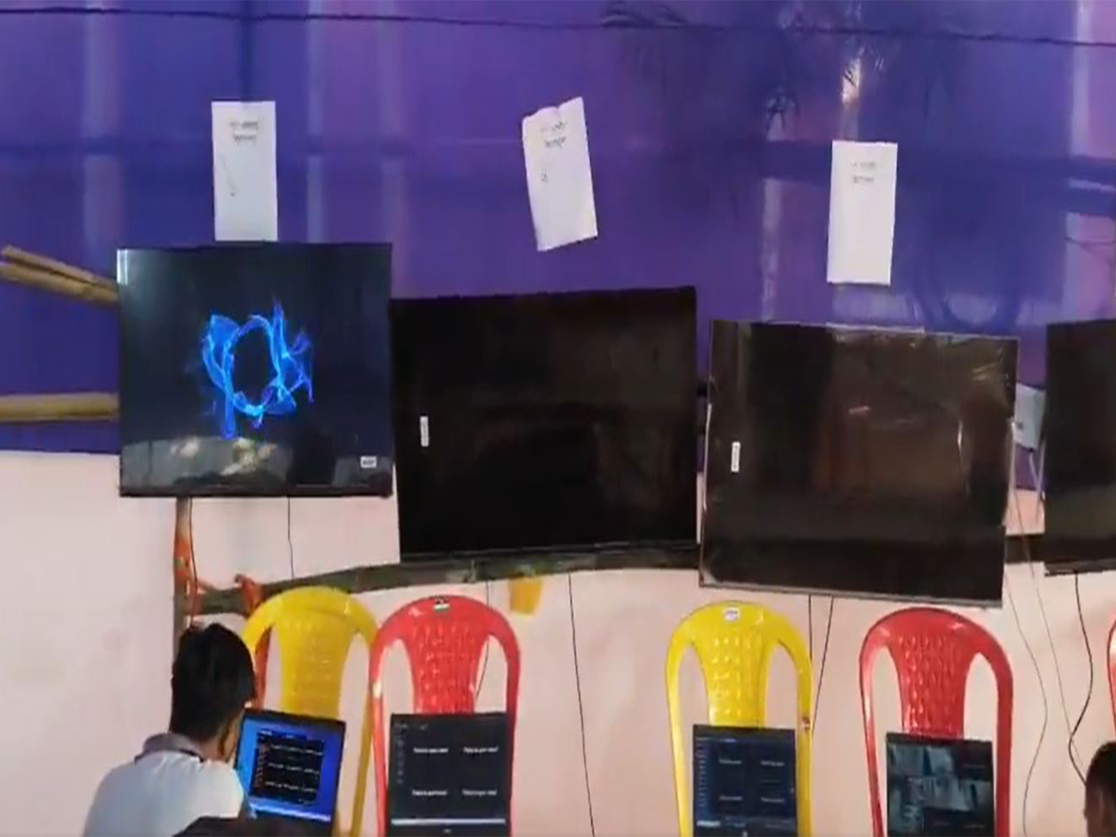 CCTVs alleged switched off in  Nalanda (Photo/X @RJDforIndia)