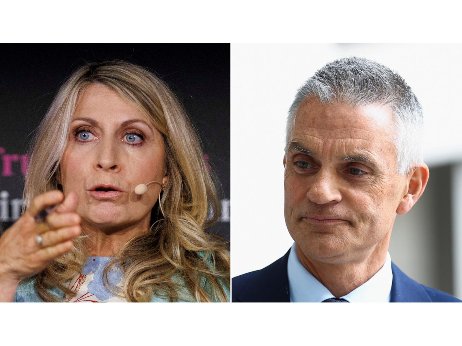 Deborah Turness and Tim Davie (File Photo/ Reuters)