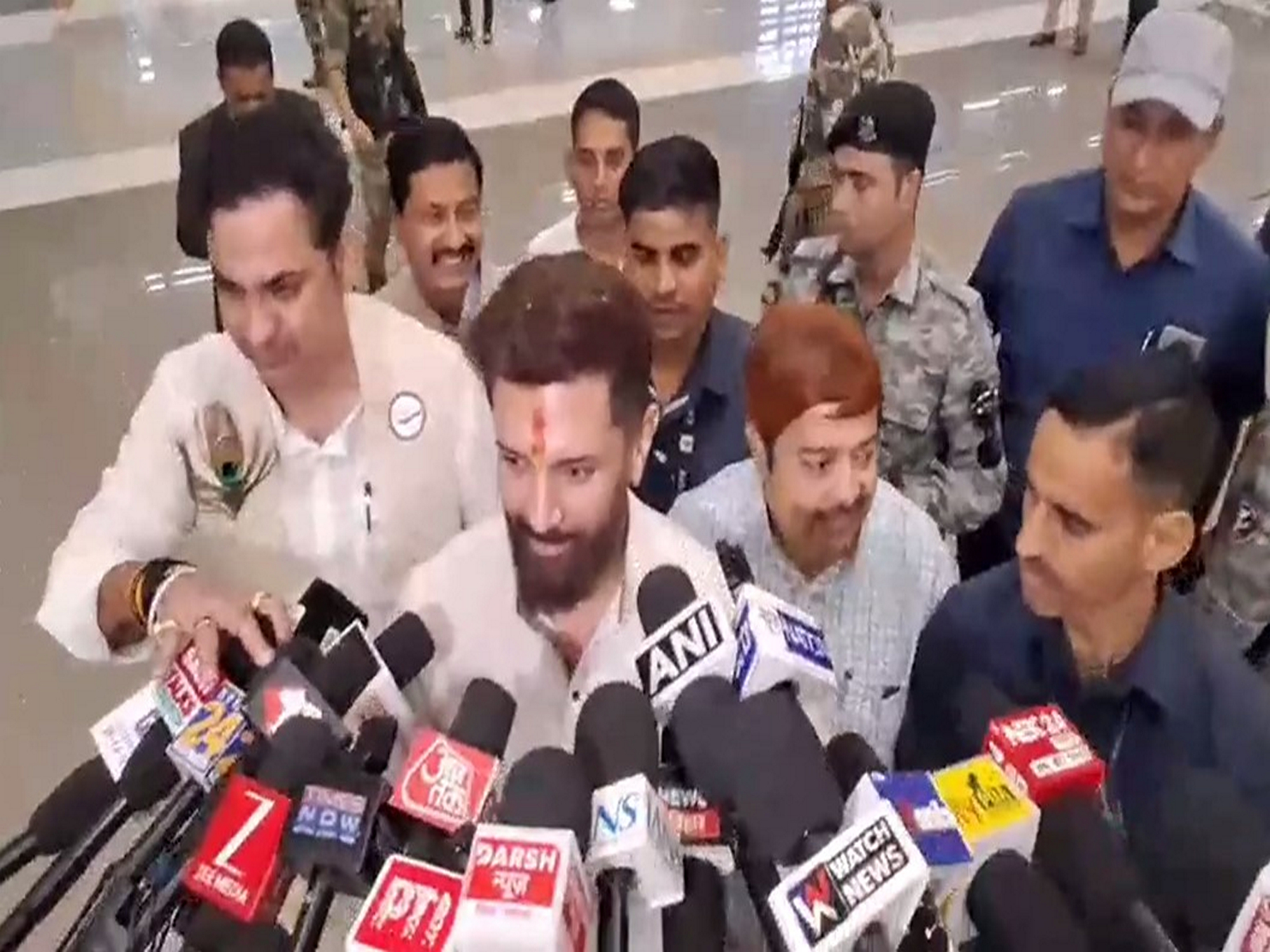 Union Minister Chirag Paswan (Photo: ANI)