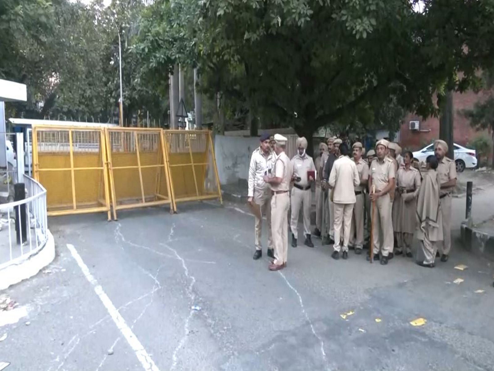 Visuals from outside the Panjab University (Photo/ANI)