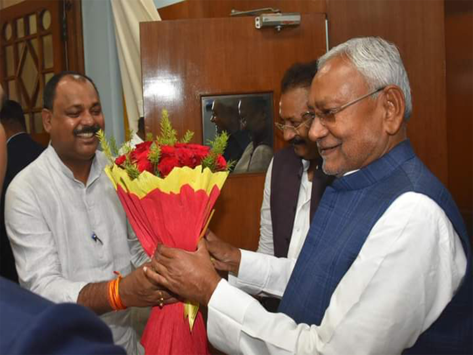 Barari MLA and JD(U) candidate Bijay Singh with CM Nitish Kumar (Photo/@BijaysinghJDU) Barari MLA and JD(U) candidate Bijay Singh with CM Nitish Kumar (Photo/@BijaysinghJDU)