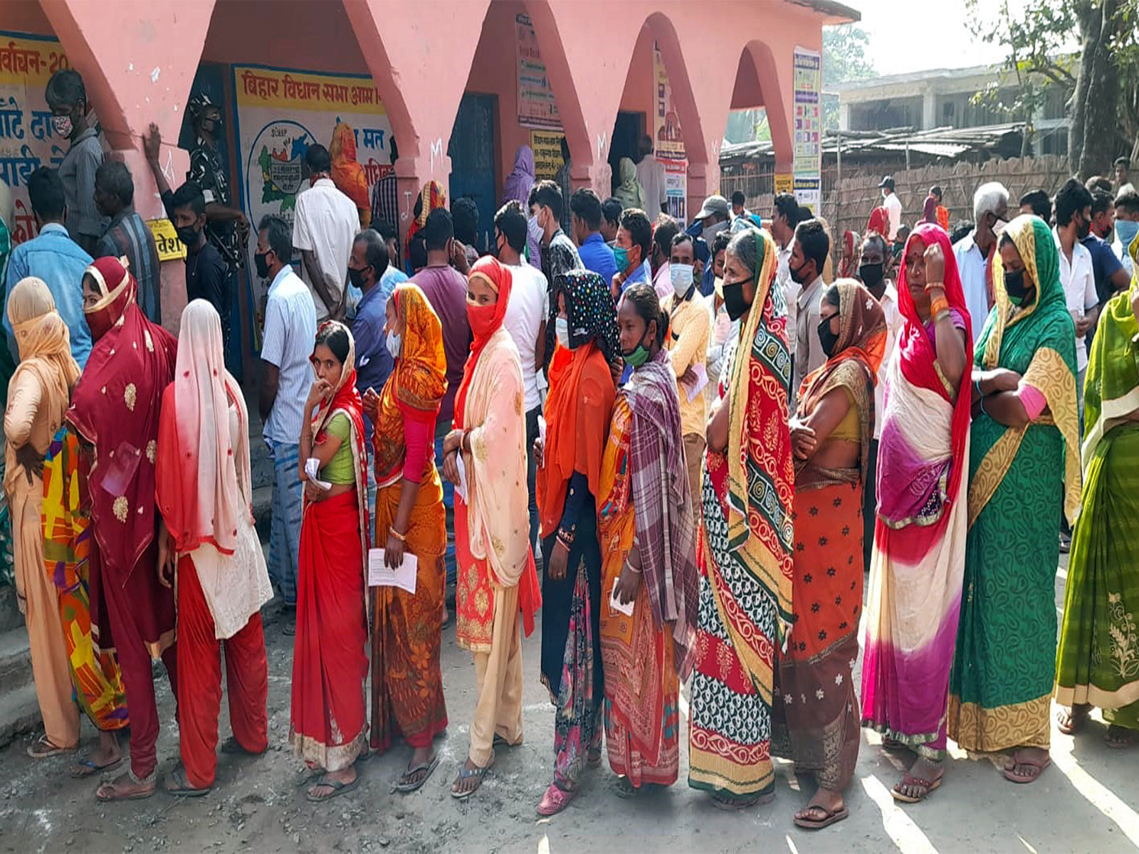Voters at a polling station to cast votes. (File Photo/ANI) Voters at a polling station to cast votes. (File Photo/ANI)