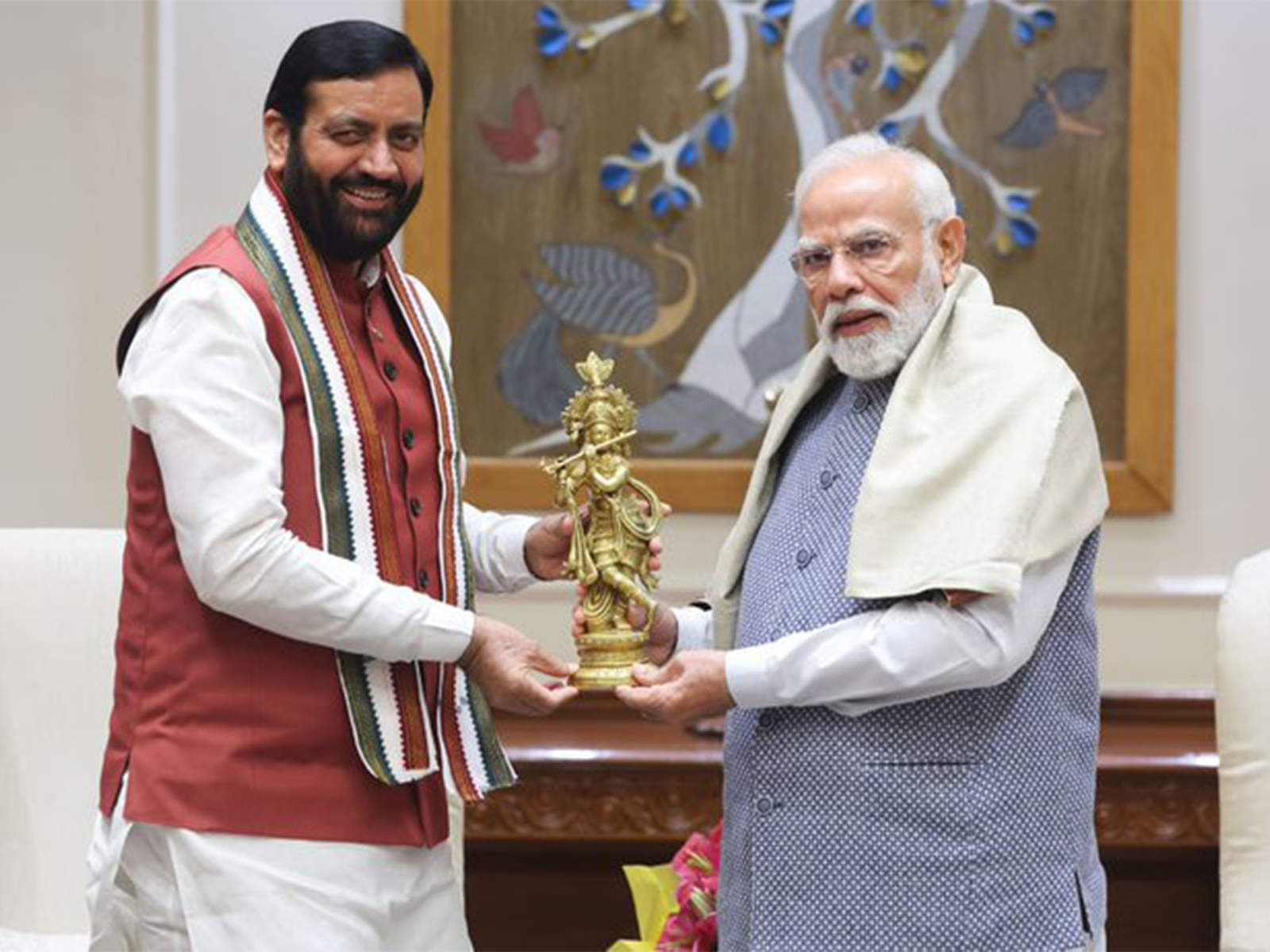 Haryana CM Nayab Singh Saini meets PM Modi (Photo/X/@NayabSainiBJP) Haryana CM Nayab Singh Saini meets PM Modi (Photo/X/@NayabSainiBJP)