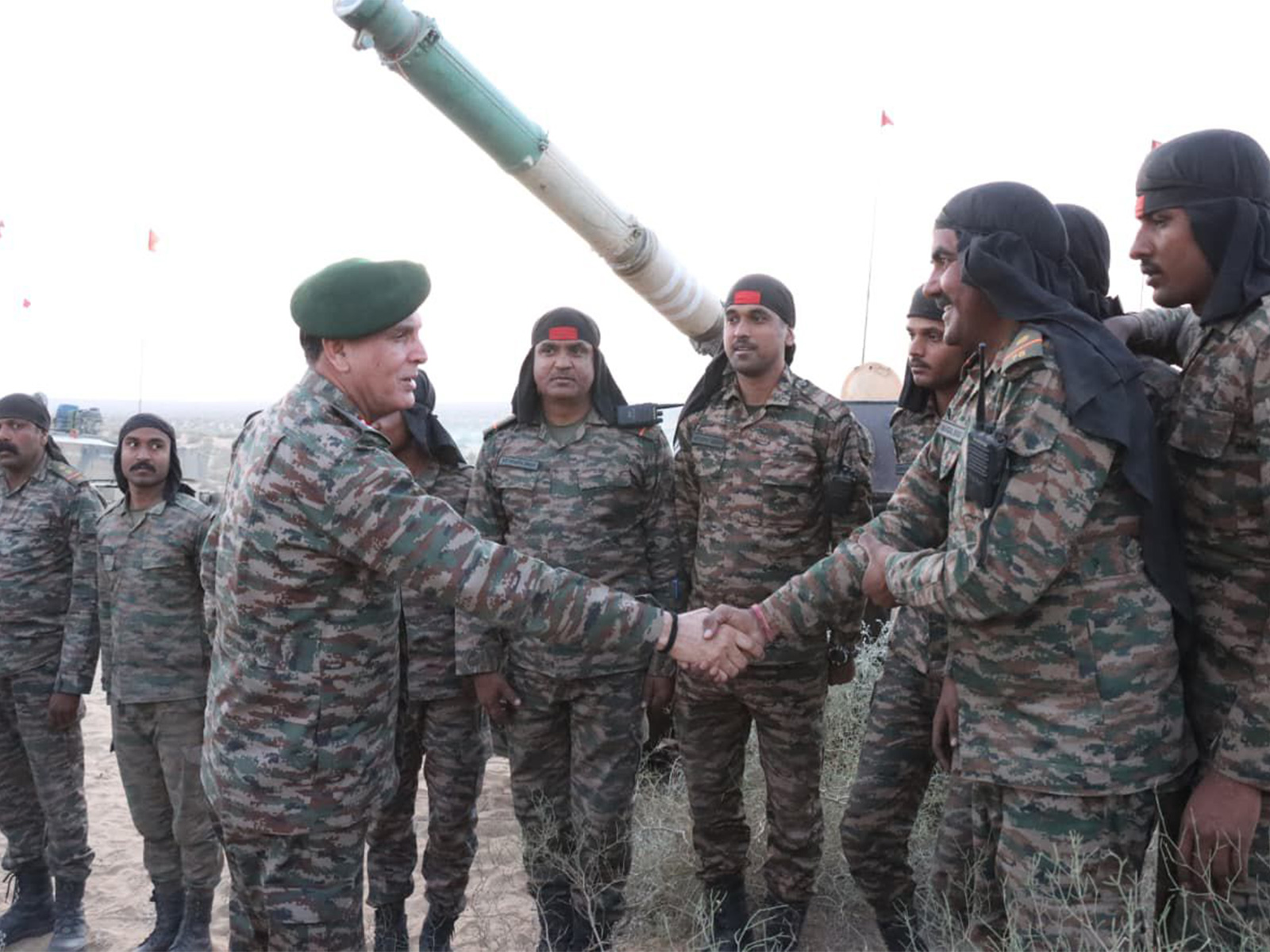 Lt Gen Dhiraj Seth, GOC-in-C Southern Command reviews operational preparedness (Photo/Indian Army) Lt Gen Dhiraj Seth, GOC-in-C Southern Command reviews operational preparedness (Photo/Indian Army)