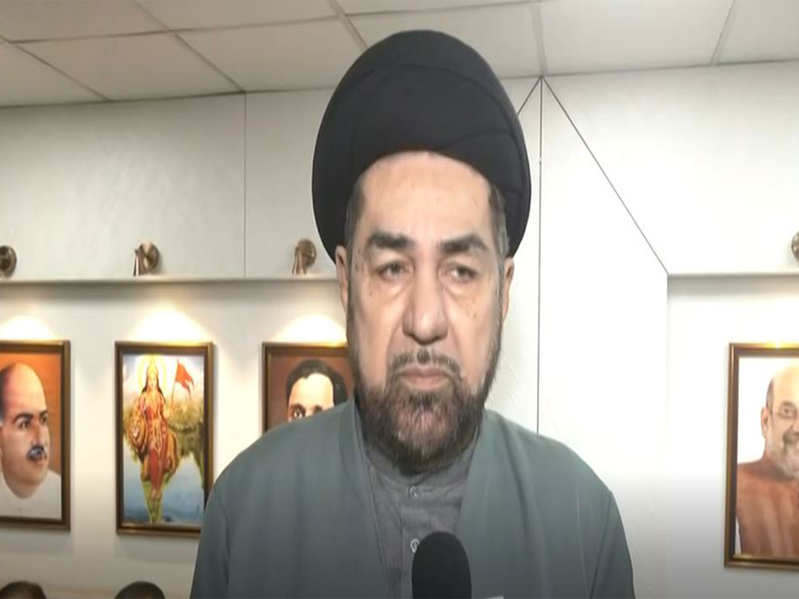 Shia cleric Maulana Syed Kalbe Jawad (Photo/ANI) Shia cleric Maulana Syed Kalbe Jawad (Photo/ANI)