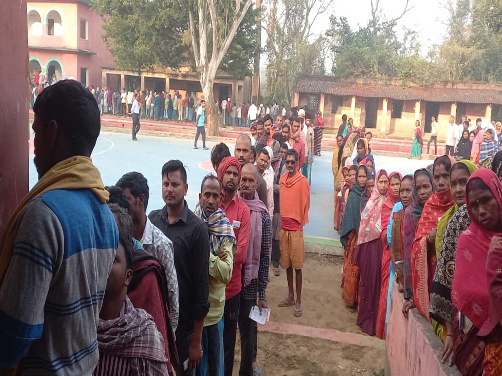 Polling underway in Purnia (Photo/X@ECISVEEP) Polling underway in Purnia (Photo/X@ECISVEEP)