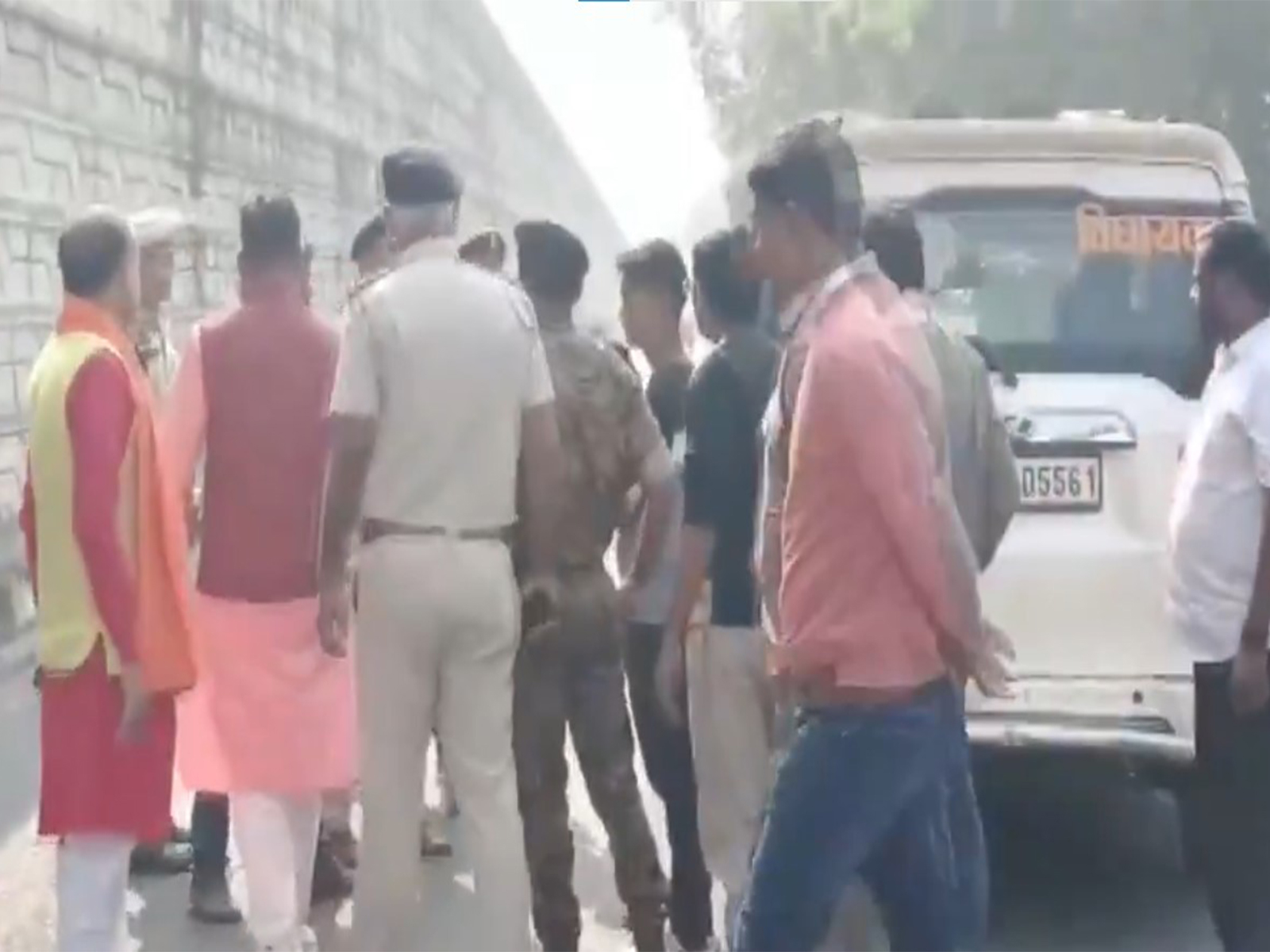 Visuals from the spot. (Photo/ANI) Visuals from the spot. (Photo/ANI)