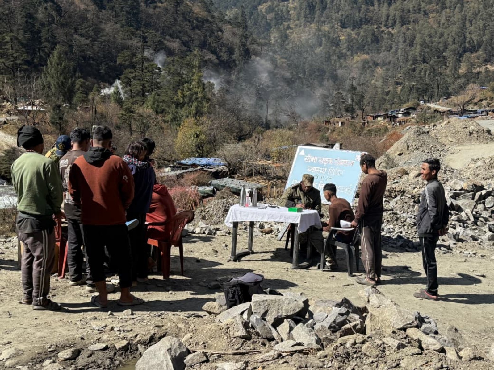 BRO ensures healthcare for over 4000 labourers in remote Tawang (Photo/BRO) BRO ensures healthcare for over 4000 labourers in remote Tawang (Photo/BRO)