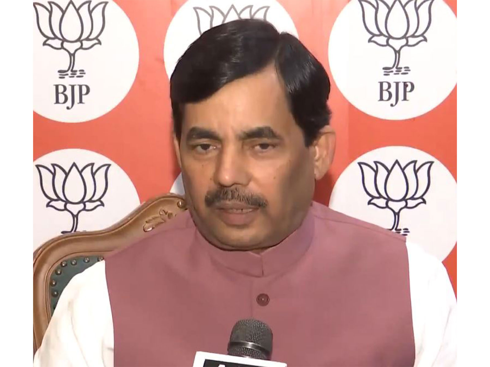 BJP leader Syed Shahnawaz Hussain (Photo/ANI)
