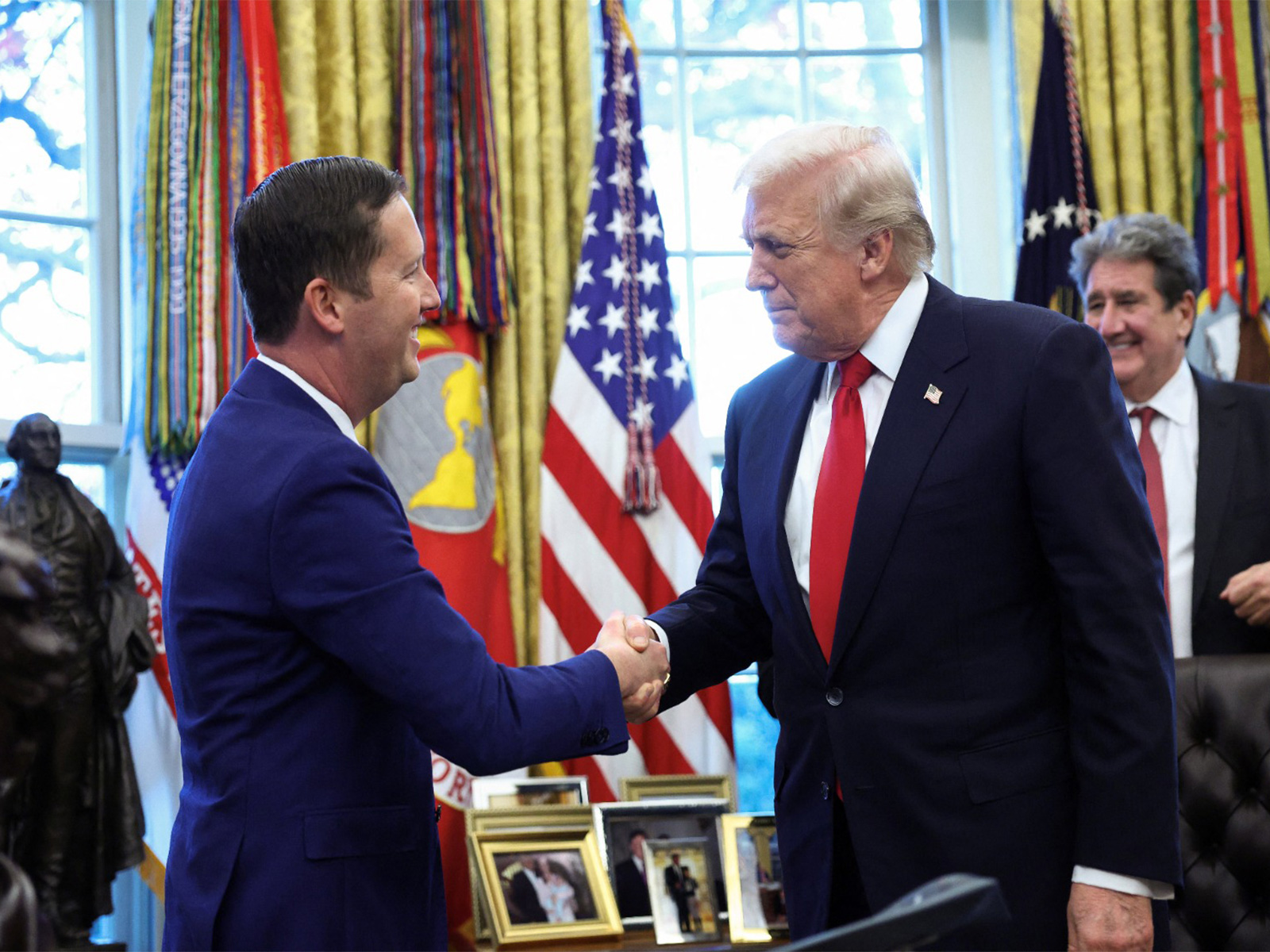 US Ambassador to India Sergio Gor and US President Donald Trump (Photo/ Reuters) US Ambassador to India Sergio Gor and US President Donald Trump (Photo/ Reuters)