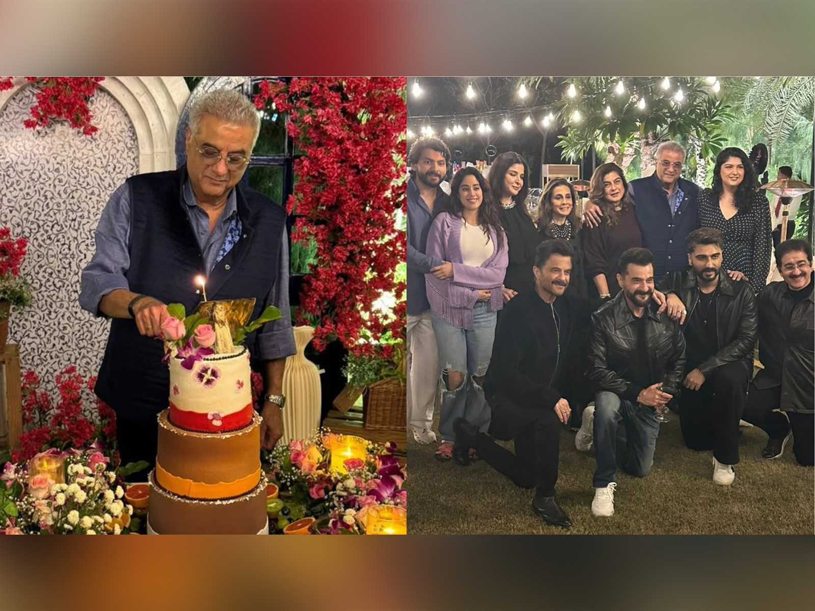 Boney Kapoor birthday party (Photo/Instagram@anilskapoor) Boney Kapoor birthday party (Photo/Instagram@anilskapoor)
