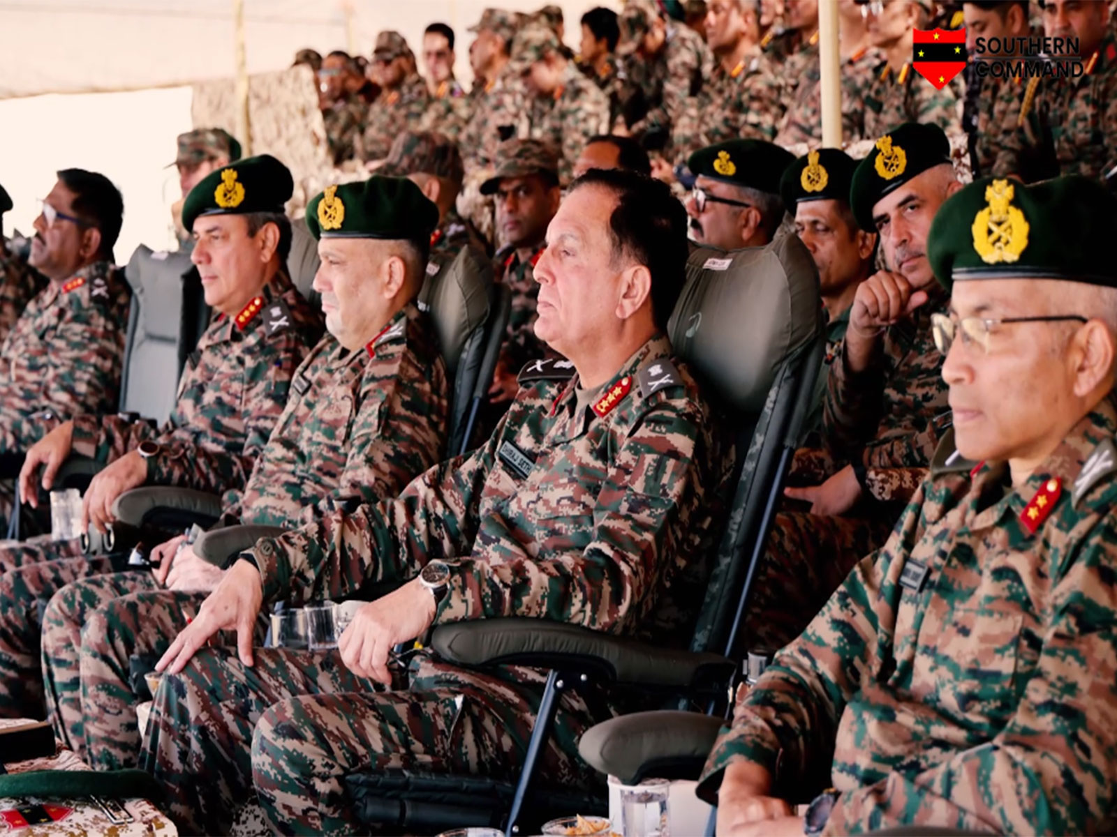 Southern Army Commander Lt Gen Dhiraj Seth reviews operational readiness during exercise ‘MaruJwala’ in Thar Desert (Photo/Indian Army) Southern Army Commander Lt Gen Dhiraj Seth reviews operational readiness during exercise ‘MaruJwala’ in Thar Desert (Photo/Indian Army)
