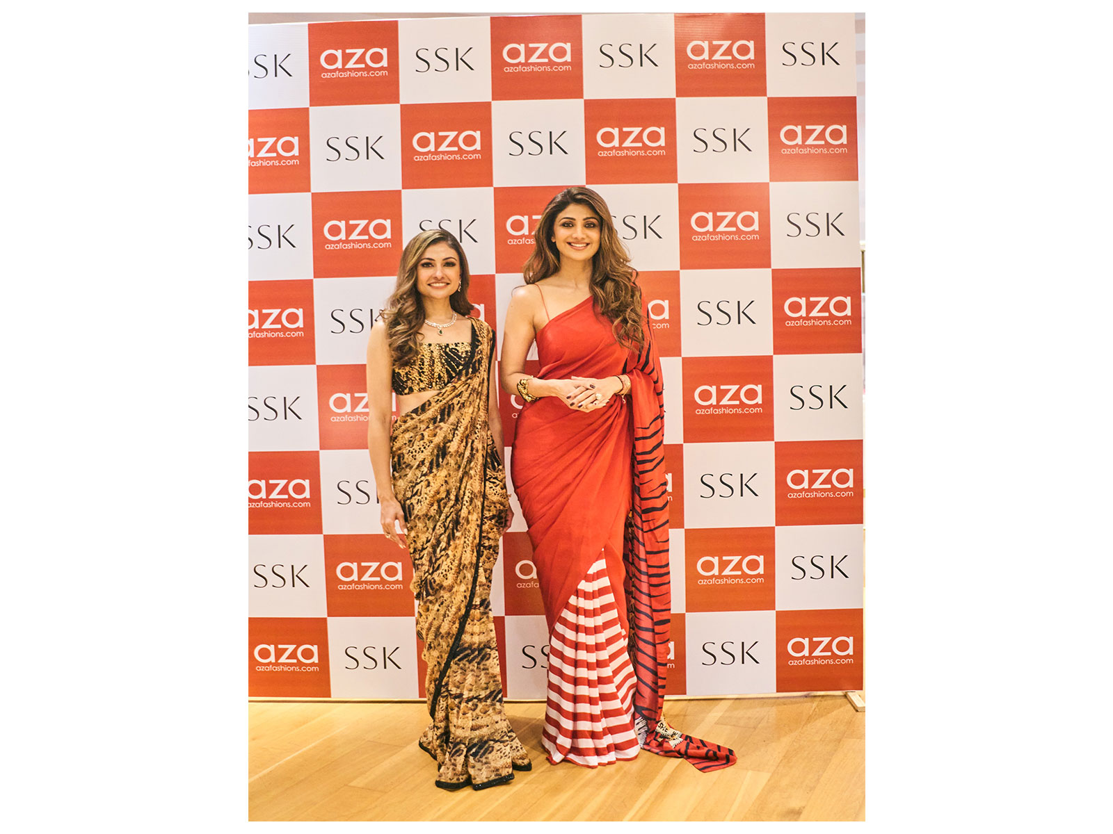 Aza Fashions announces the launch of ROAR. Shilpa Shetty Kundra and Devangi Nishar Parekh unveil the collection