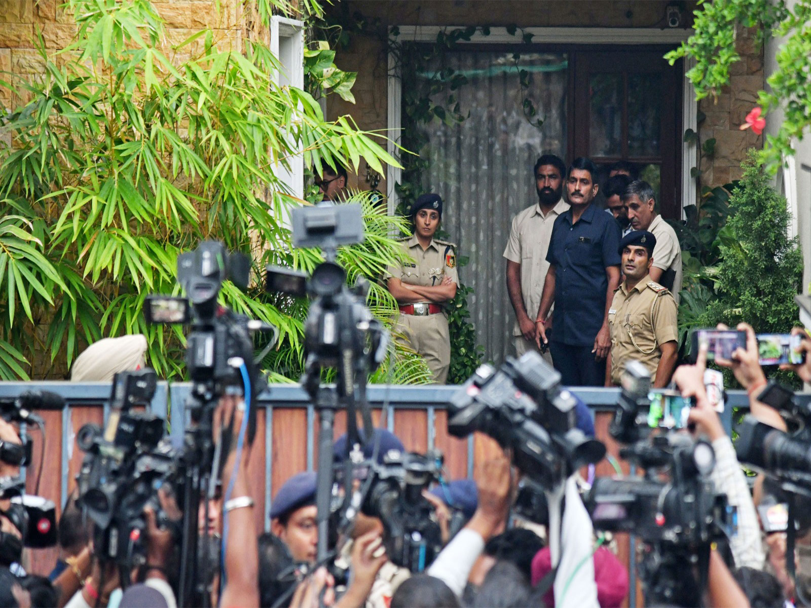 Visuals from outside the residence of IPS officer Y. Puran Kumar who committed suicide (File Photo/ANI) Visuals from outside the residence of IPS officer Y. Puran Kumar who committed suicide (File Photo/ANI)
