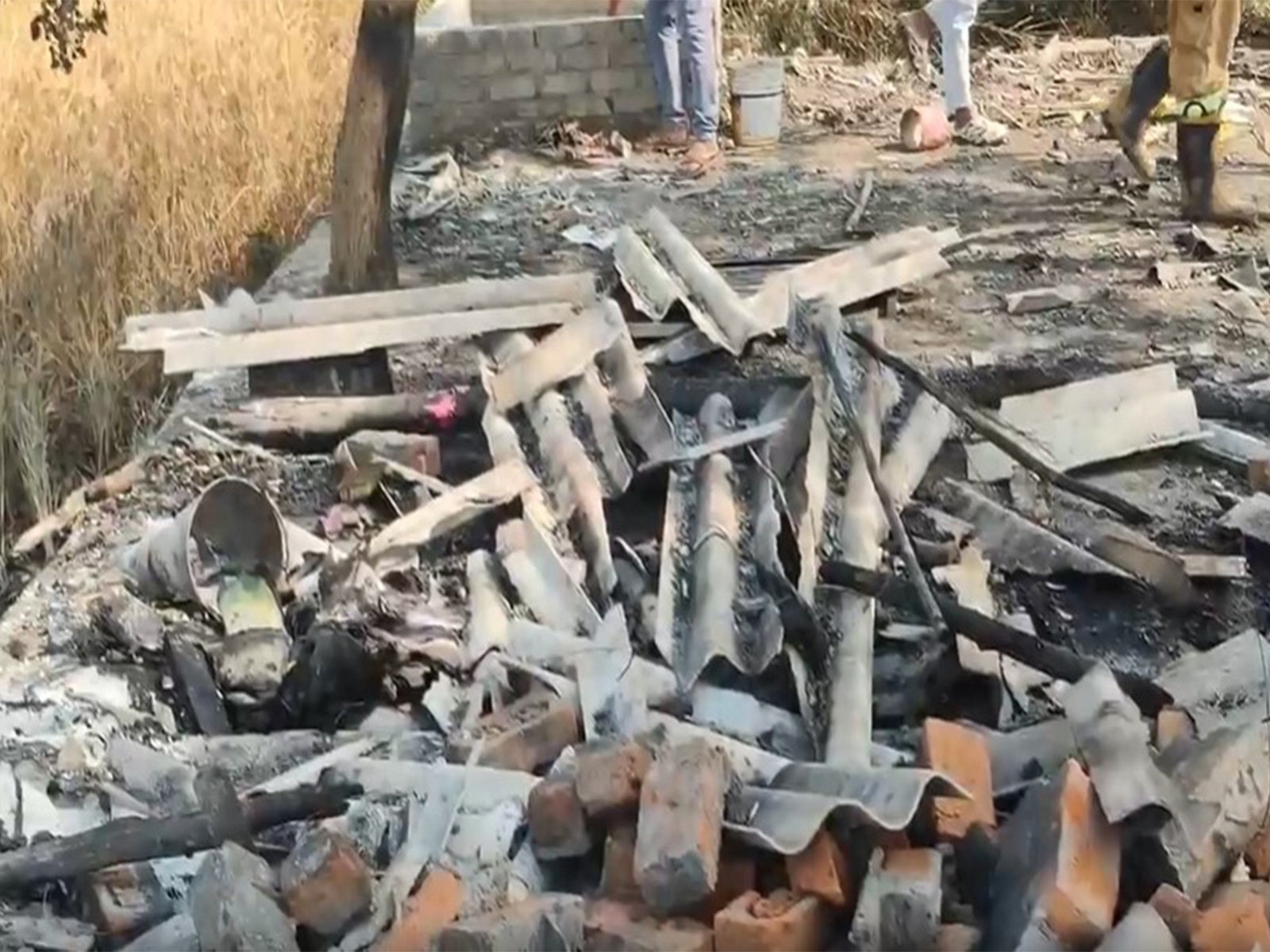 Visuals from the spot (Photo/ANI) Visuals from the spot (Photo/ANI)