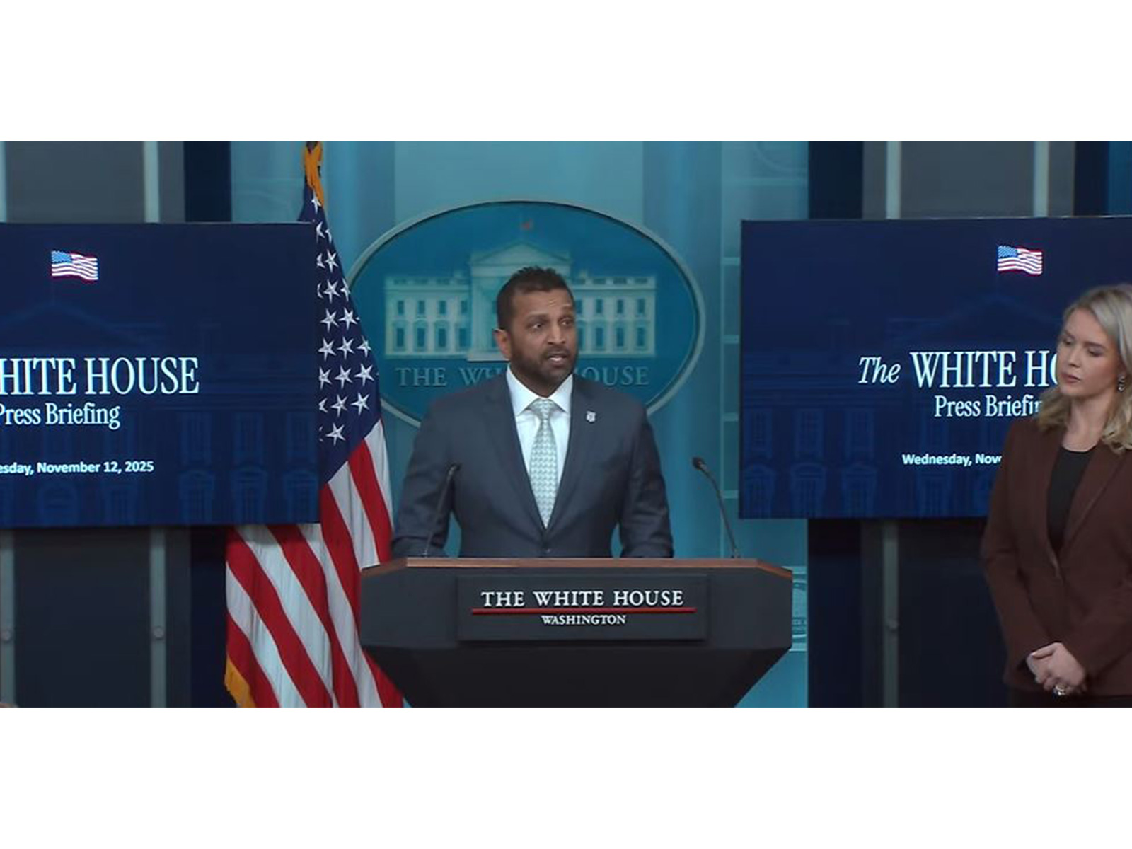  US Director of the Federal Bureau of Investigation Kash Patel (Photo/ White House YouTube)