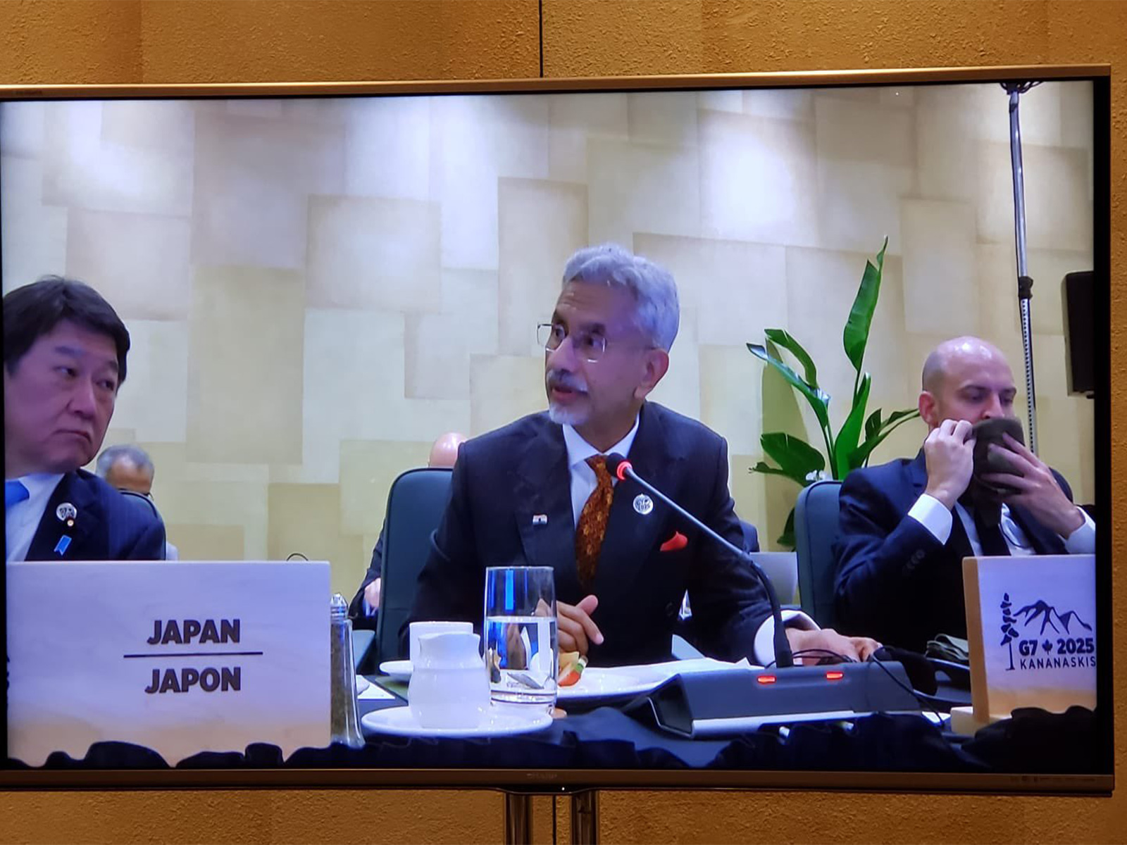 EAM speaking at the G7 Foreign Ministers’ Meet Outreach Session on energy security and critical minerals (Photo/X@DrSJaishankar) EAM speaking at the G7 Foreign Ministers’ Meet Outreach Session on energy security and critical minerals (Photo/X@DrSJaishankar)