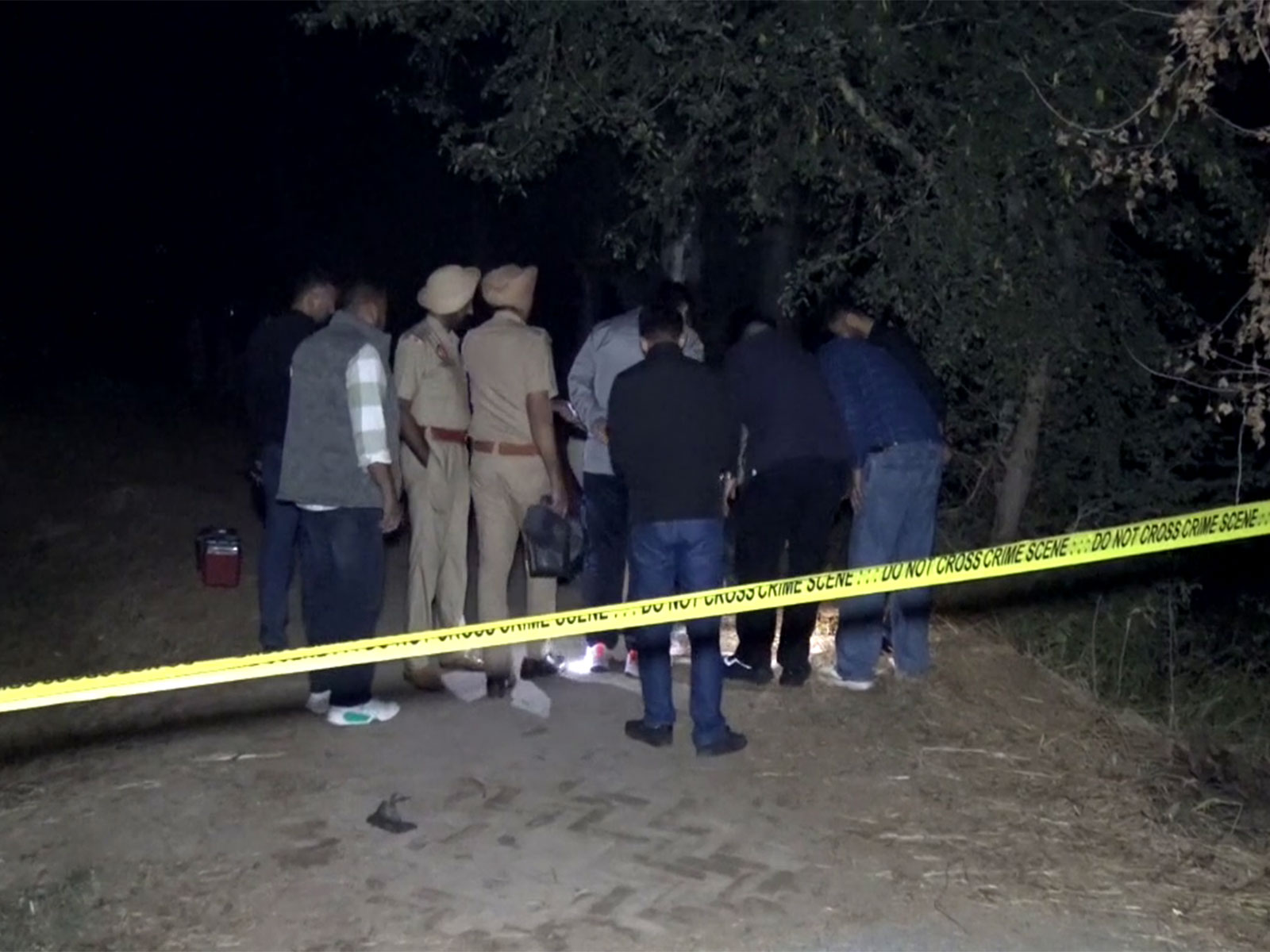 Visuals from encounter site in Amritsar (Photo/ANI)