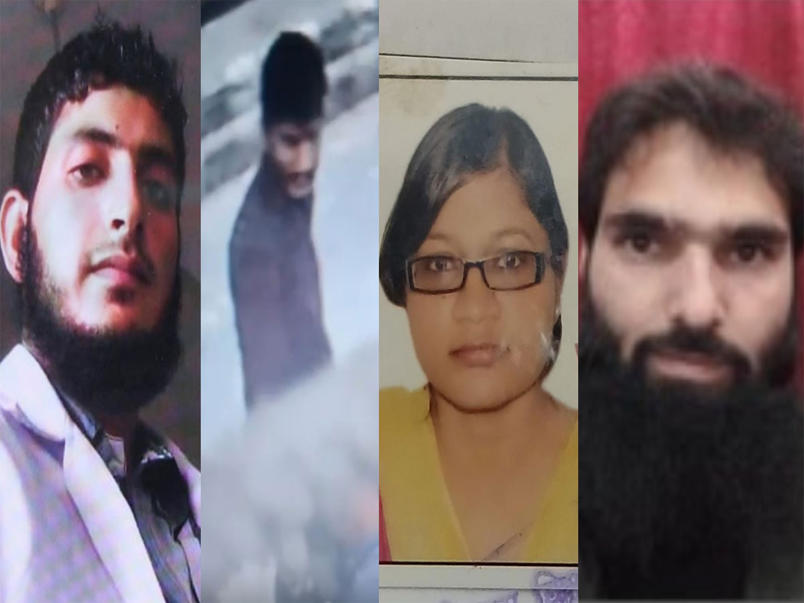 Four people (from extreme left) Dr Muzammil; Dr Umar Nabi; Dr Shaeed Shahin; Dr Abdul Rather allegedly responsible for Delhi blast (Photo/ANI) Four people (from extreme left) Dr Muzammil; Dr Umar Nabi; Dr Shaeed Shahin; Dr Abdul Rather allegedly responsible for Delhi blast (Photo/ANI)