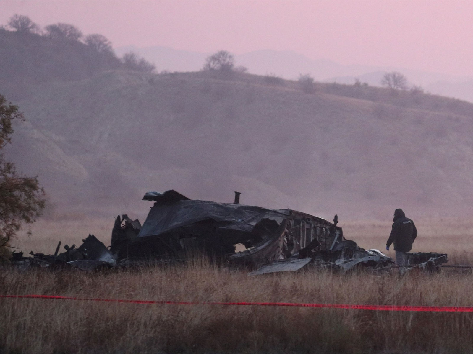 Aftermath of Turkish militray crago plane crash in Georgia (Photo/Reuters)