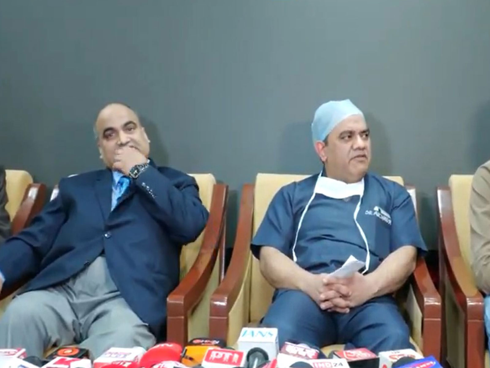 Dr Awadhesh Sharma, professor at LPS Institute of Cardiology & Cardiac Surgery in Kanpur (Photo/ANI)