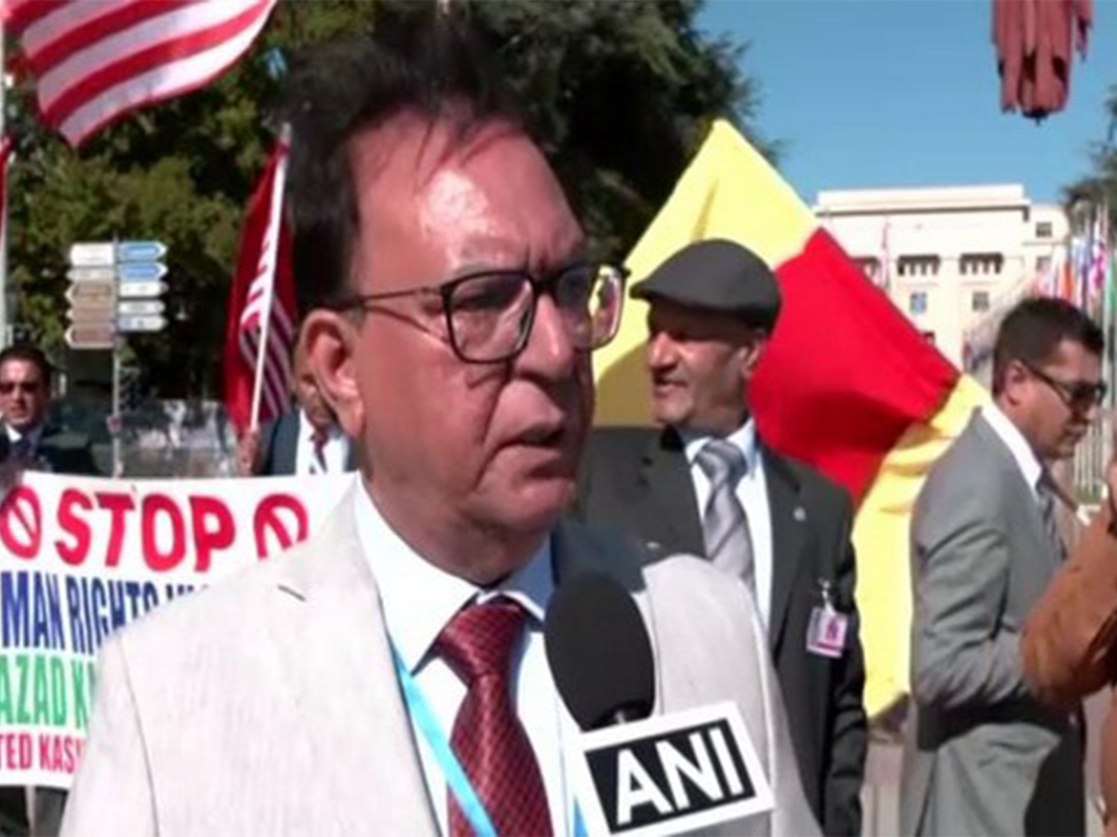 The Chairman of United Kashmir People's National Party, Shaukat Ali Kashmiri (File Photo/ANI)