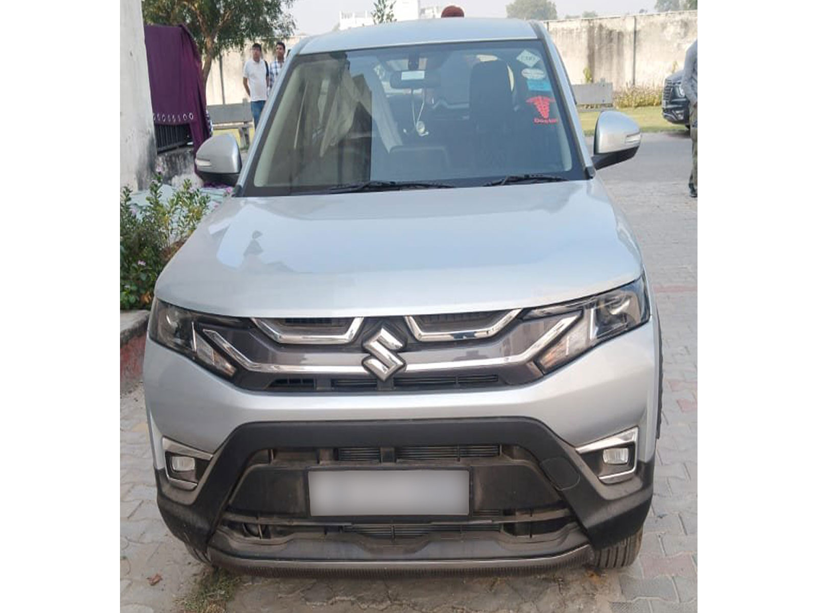 Suspicious car found at Faridabad’s Al-Falah University (Photo/Faridabad Police)