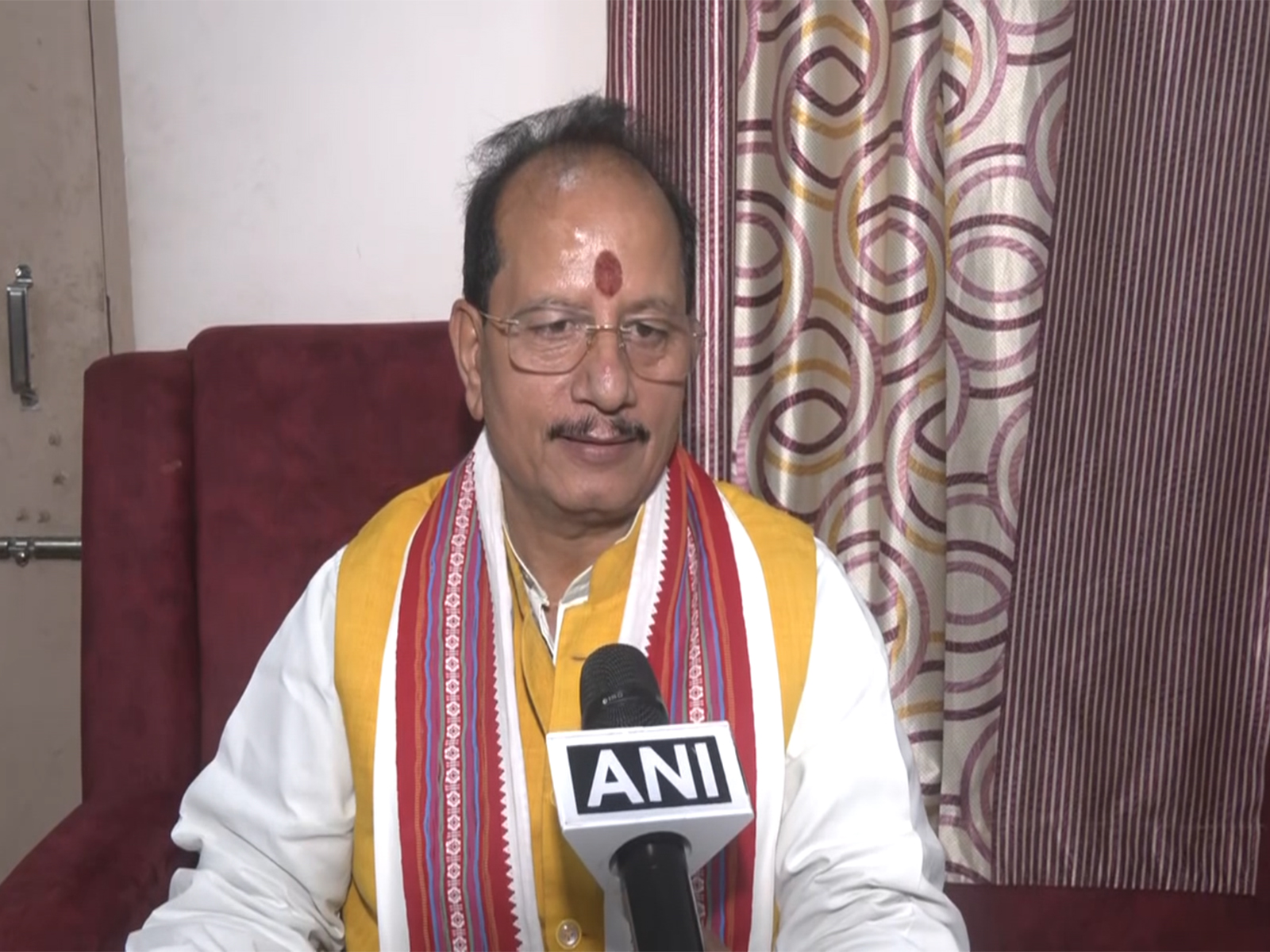 Bihar Deputy Chief Minister and BJP candidate from Lakhisarai Vijay Kumar Sinha (Photo/ANI)