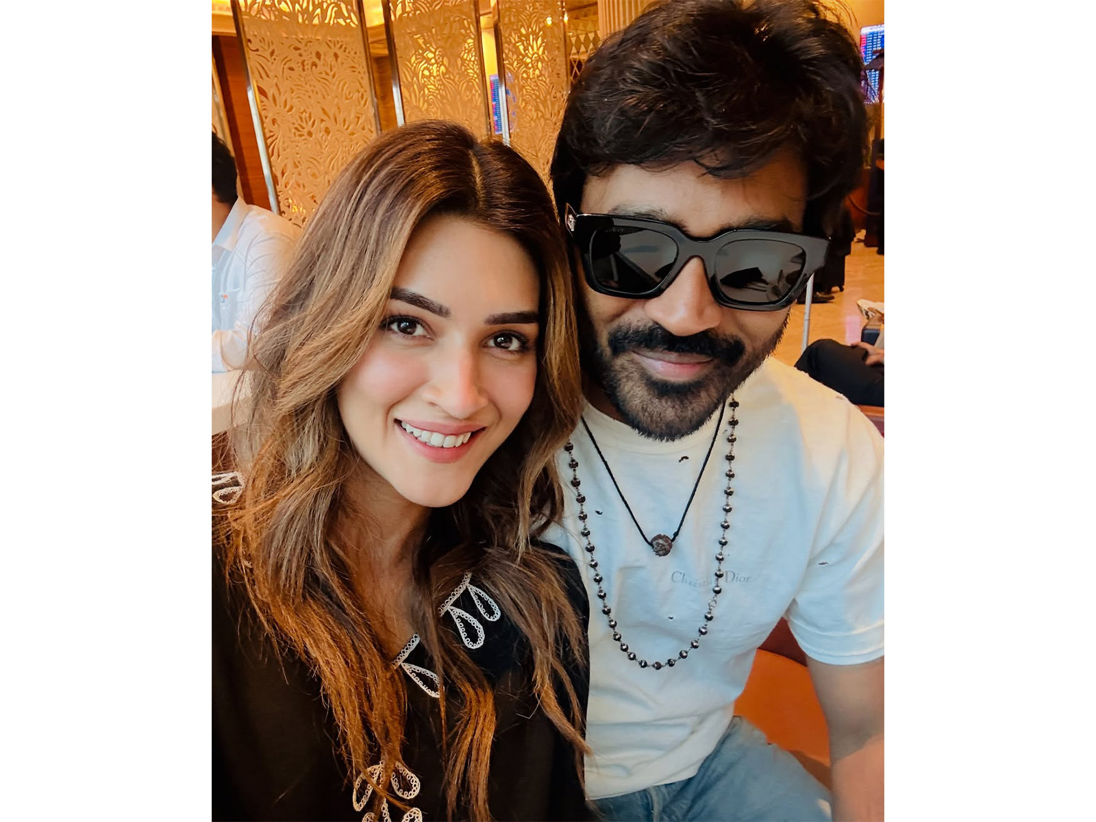 Kriti Sanon and Dhanush (Image source: Kriti's Instagram) Kriti Sanon and Dhanush (Image source: Kriti's Instagram)