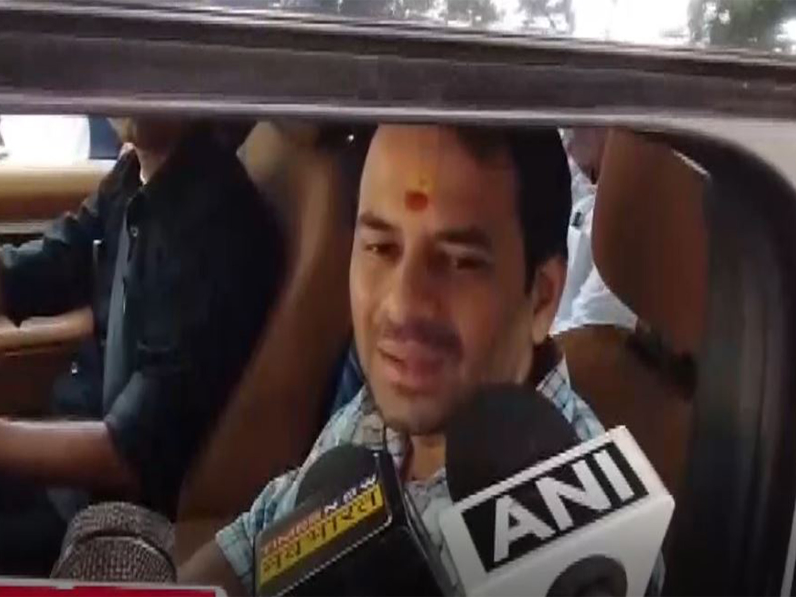 Janshakti Janata Dal chief and candidate from the Mahua seat, Tej Pratap Yadav (Photo/ANI) Janshakti Janata Dal chief and candidate from the Mahua seat, Tej Pratap Yadav (Photo/ANI)