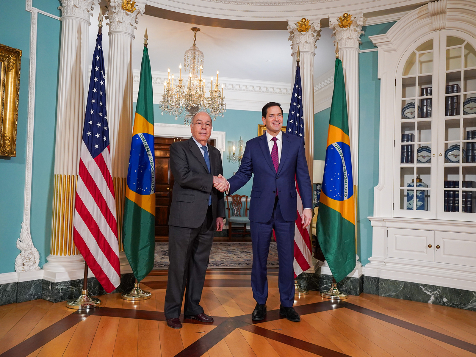 US Secretary of State Marco Rubio and Brazilian Foreign Minister Mauro Vieira (Photo: X@SecRubio) US Secretary of State Marco Rubio and Brazilian Foreign Minister Mauro Vieira (Photo: X@SecRubio)
