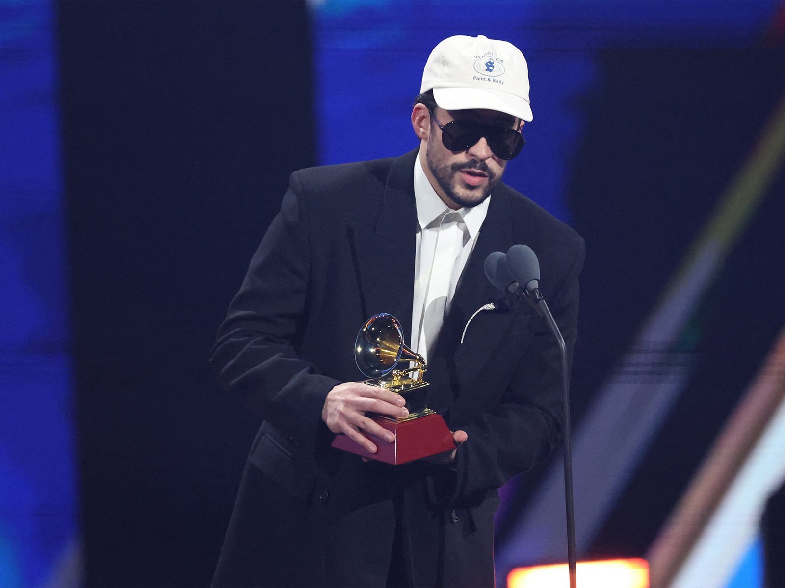 Bad Bunny recieving award at Latin Grammy Awards 2025 (Photo: Reuters) Bad Bunny recieving award at Latin Grammy Awards 2025 (Photo: Reuters)