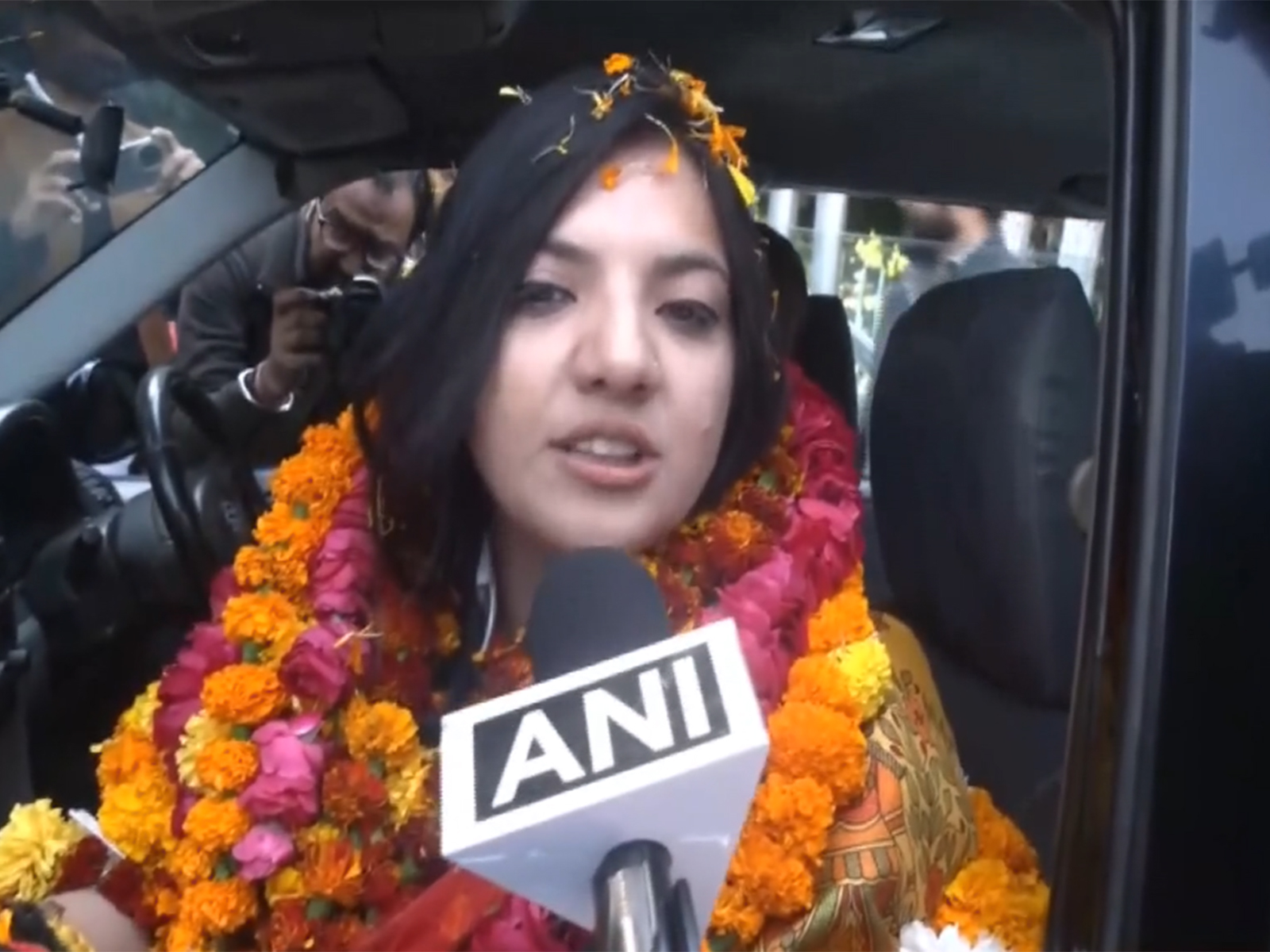Bharatiya Janata Party's winning candidate from Nagrota, Devyani Rana (Photo/ANI) Bharatiya Janata Party's winning candidate from Nagrota, Devyani Rana (Photo/ANI)