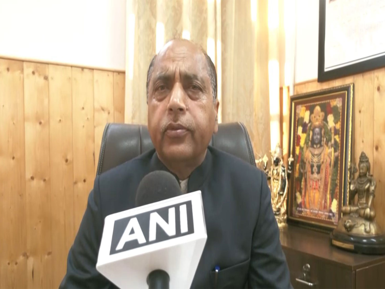 Former Himachal Pradesh Chief Minister and Leader of Opposition Jairam Thakur (Photo/ANI) Former Himachal Pradesh Chief Minister and Leader of Opposition Jairam Thakur (Photo/ANI)