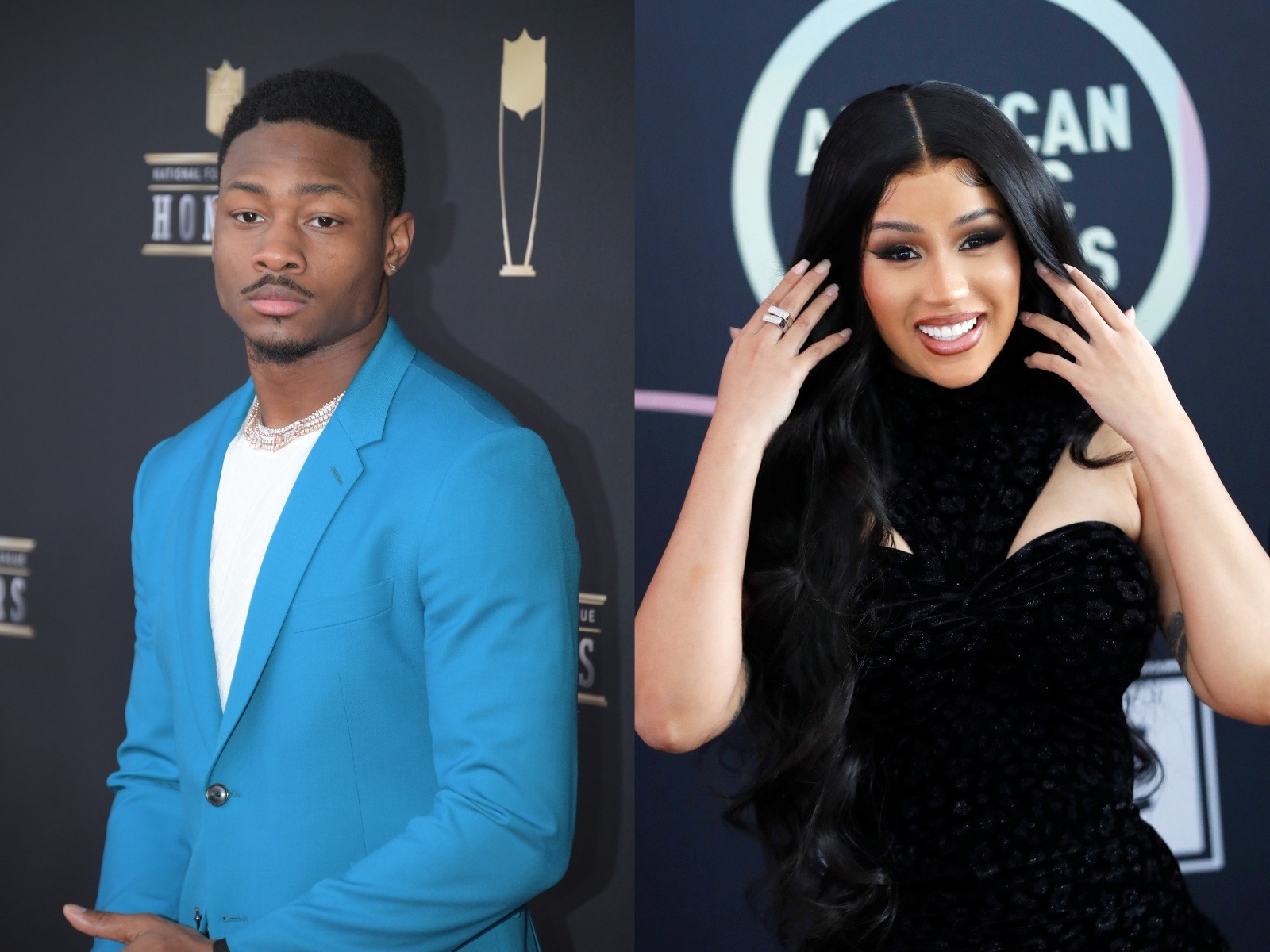Cardi B, Stefon Diggs (File photo: Reuters) Cardi B, Stefon Diggs (File photo: Reuters)