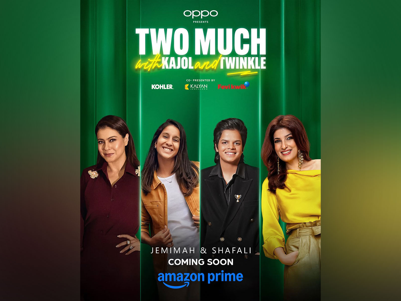 Two Much With Kajol and Twinkle (Photo: Instagram/@primevideoin) Two Much With Kajol and Twinkle (Photo: Instagram/@primevideoin)