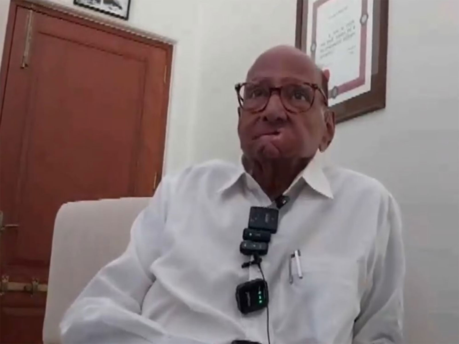 NCP-SCP chief Sharad Pawar (Photo/ANI)