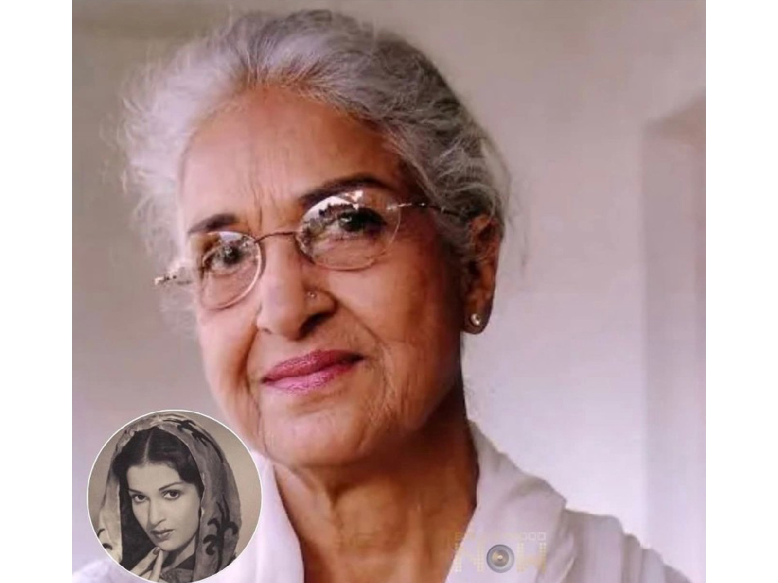 Veteran actress Kamini Kaushal (Photo: Amitabh Bachchan blog)