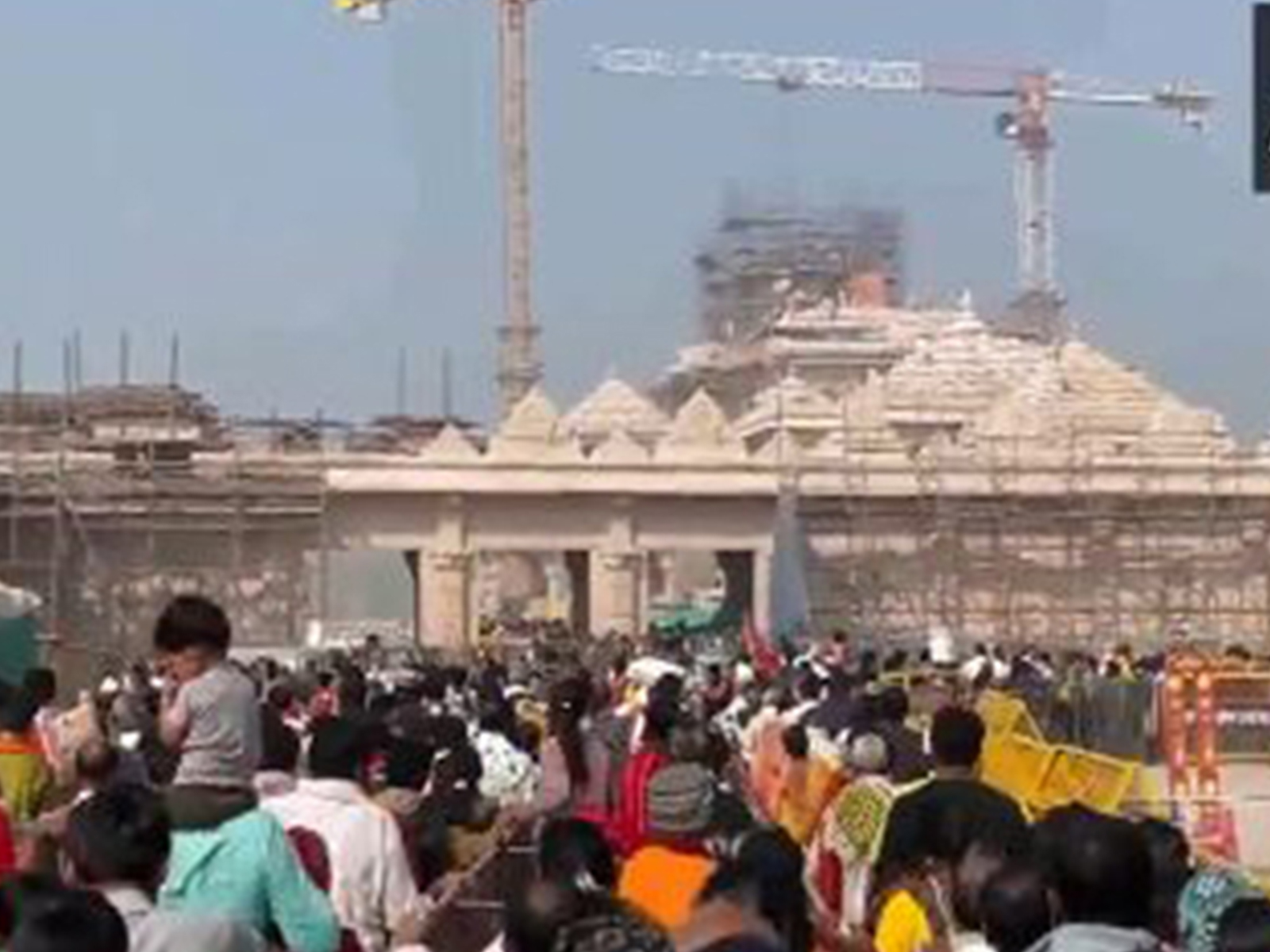 Ayodhya's Shri Ram Janmabhoomi Temple. (FilePhoto/ANI) Ayodhya's Shri Ram Janmabhoomi Temple. (FilePhoto/ANI)