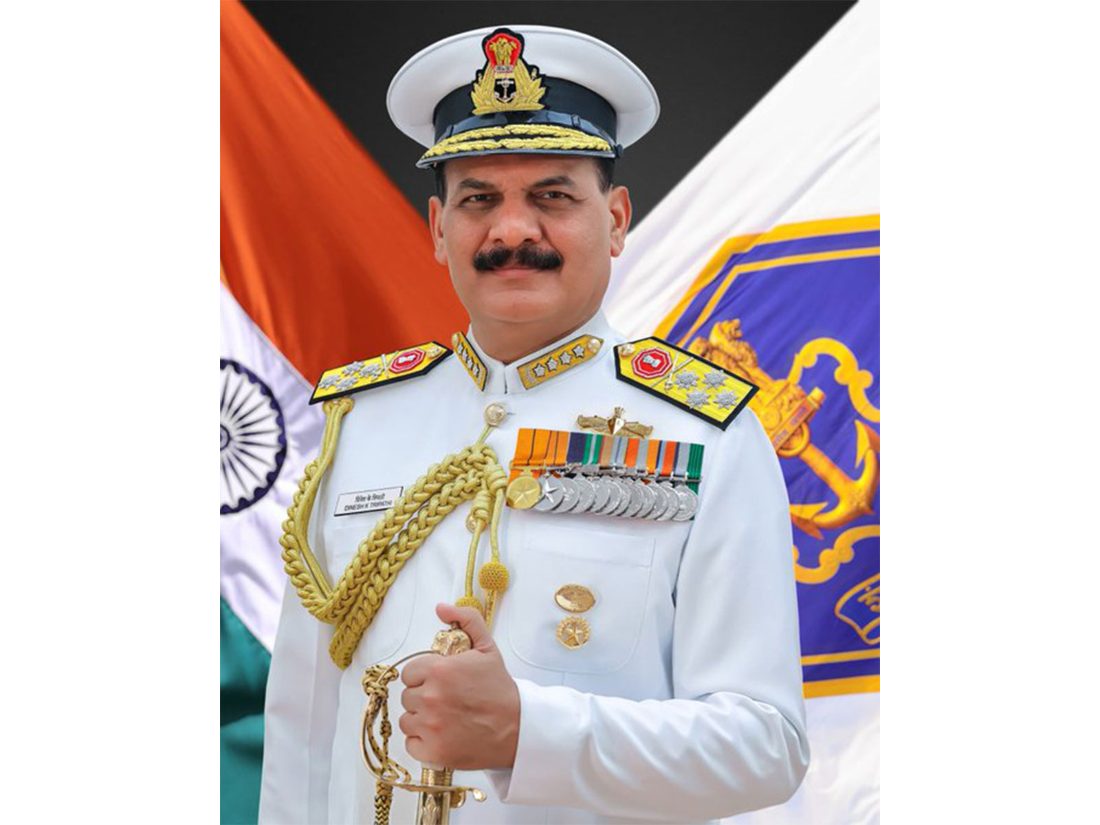 Chief of Naval Staff Admiral Dinesh K Tripathi (Photo X/IndianNavy) Chief of Naval Staff Admiral Dinesh K Tripathi (Photo X/IndianNavy)