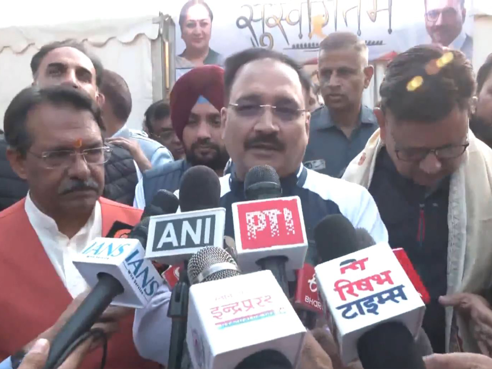 Delhi BJP President Virendraa Sachdeva (Photo/ANI)