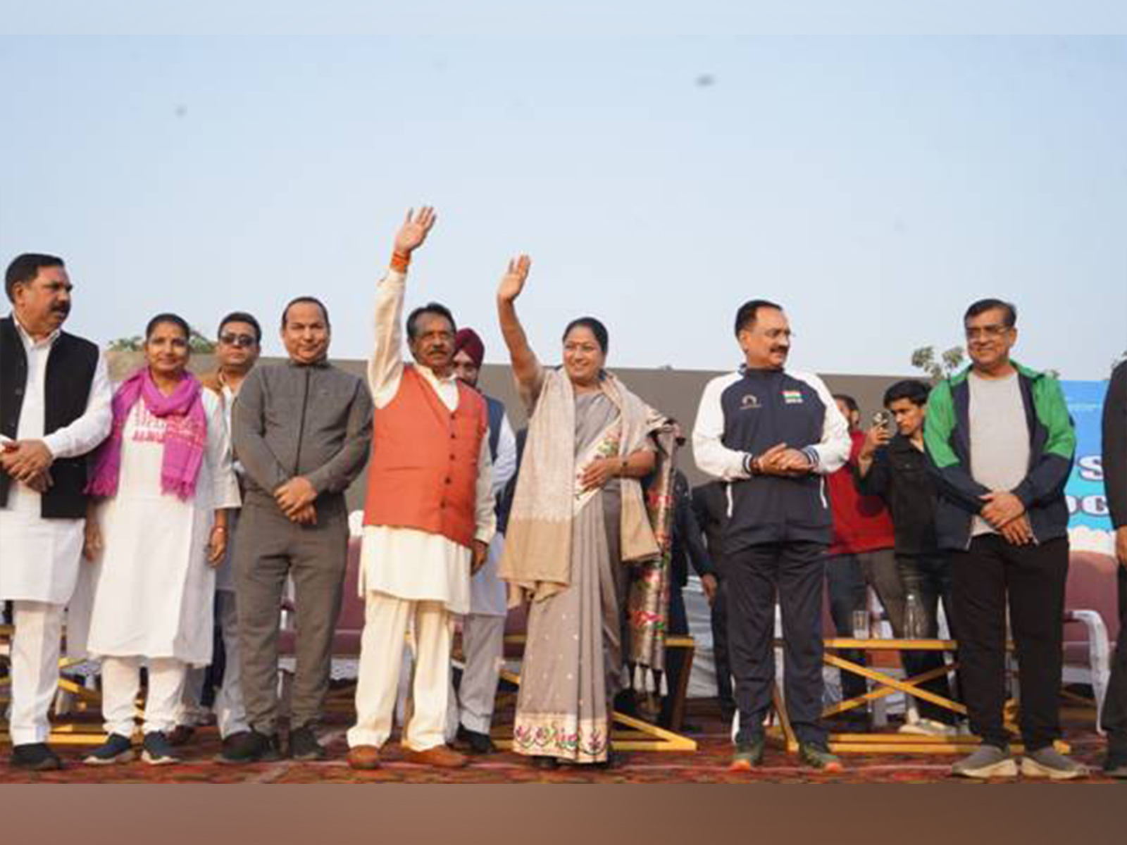 Namo Run was flagged off by Chief Guest Delhi CM Rekha Gupta. (Photo/ANI) Namo Run was flagged off by Chief Guest Delhi CM Rekha Gupta. (Photo/ANI)
