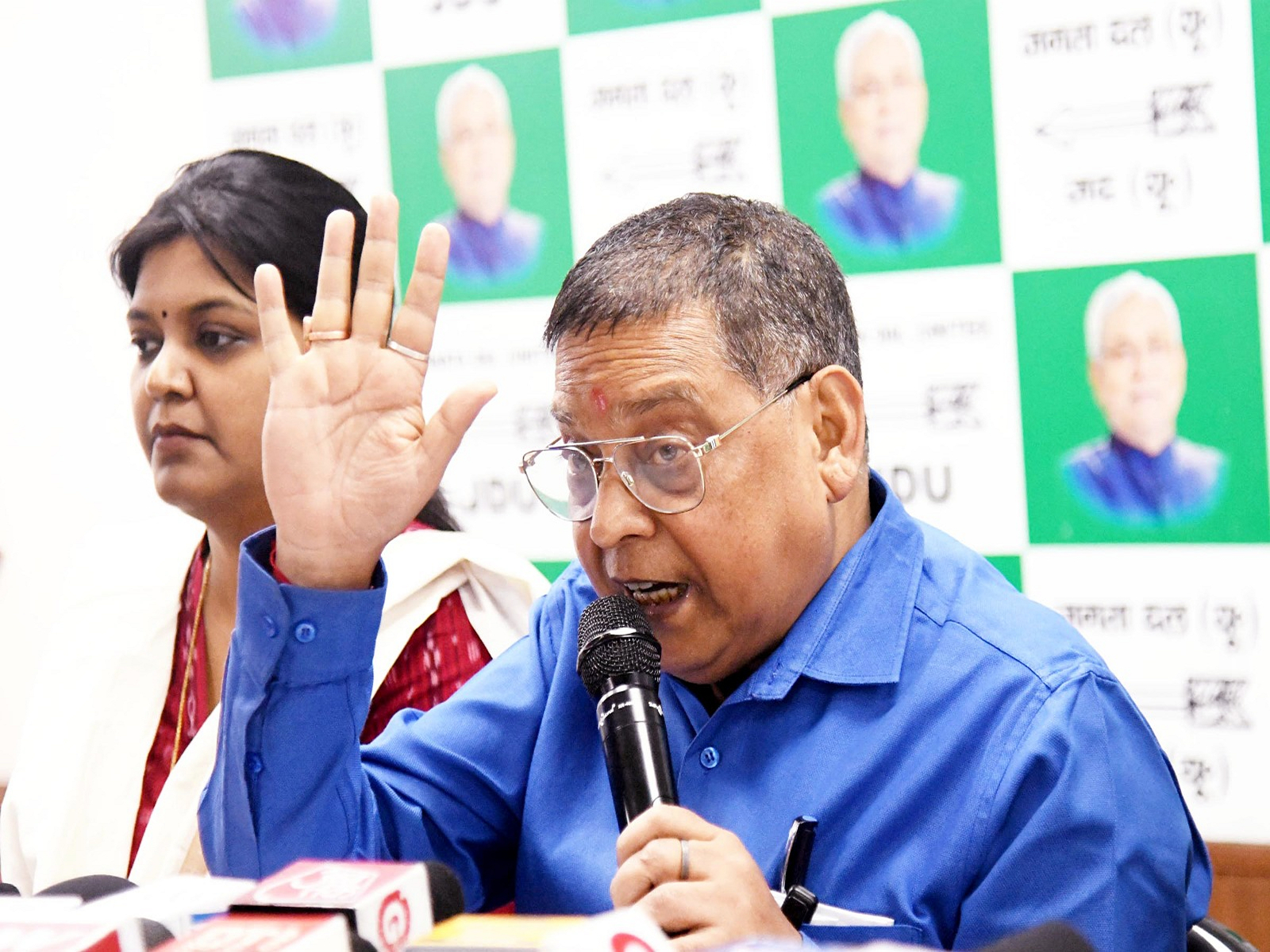 JD(U) spokesperson Neeraj Kumar (Photo/ANI)