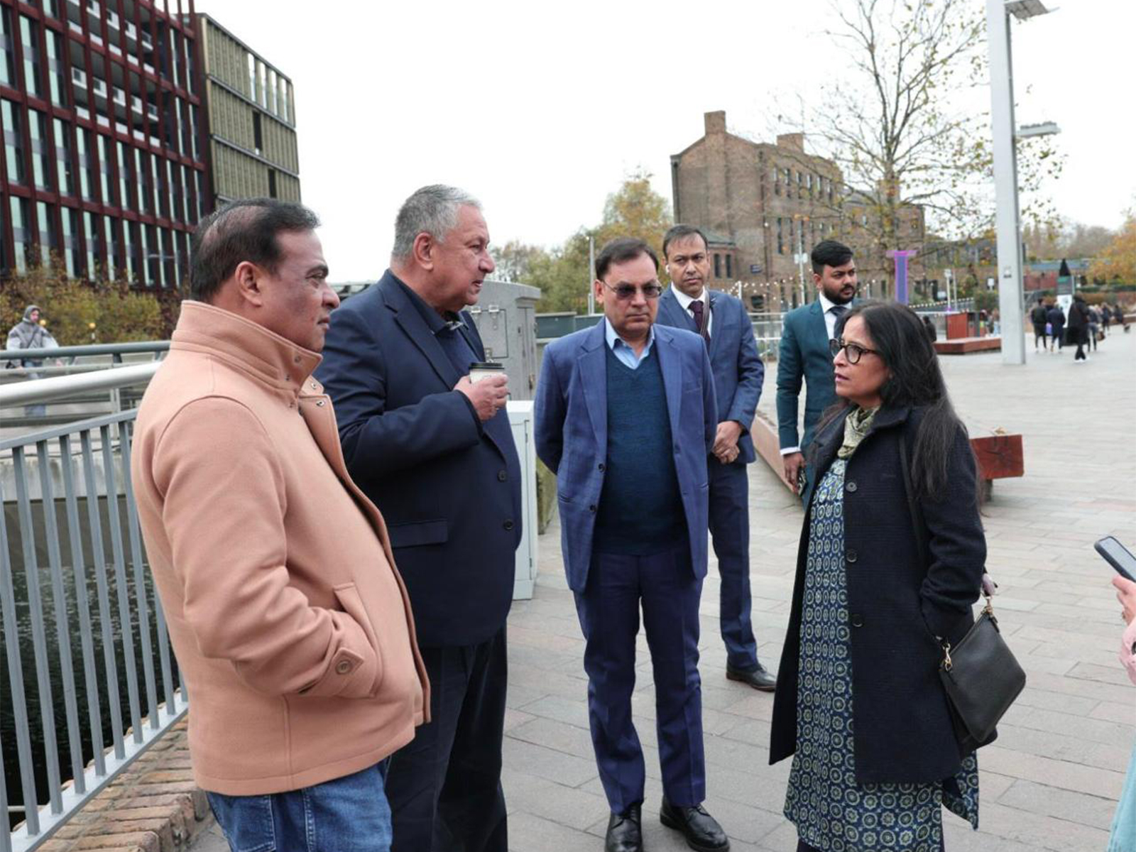 Chief Minister of Assam, Himanta Biswa Sarma during a visit to London (Photo/ @himantabiswa Chief Minister of Assam, Himanta Biswa Sarma during a visit to London (Photo/ @himantabiswa