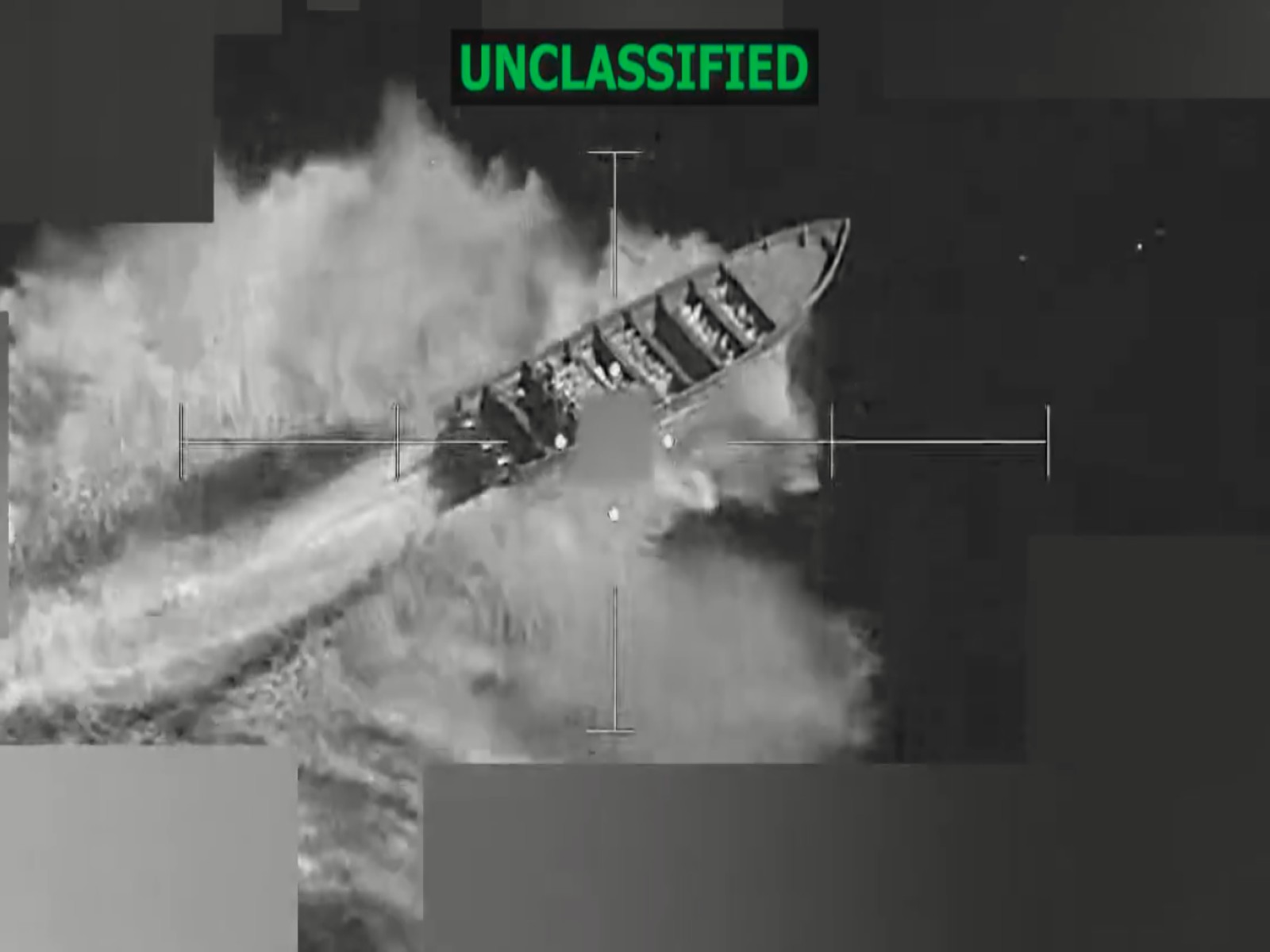 Screengrab of footage of US strikes on vessel in international waters (Photo: X@Southcom) Screengrab of footage of US strikes on vessel in international waters (Photo: X@Southcom)